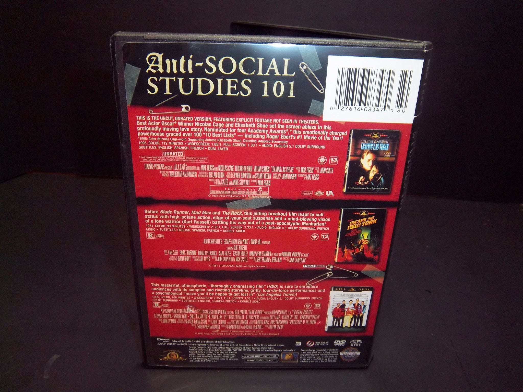 Anti Social Studies 101 DVD Gift Set (2009, 3-Disc Edition) - Perfect for Sociology Students, Film Collectors & Dark Comedy Lovers
