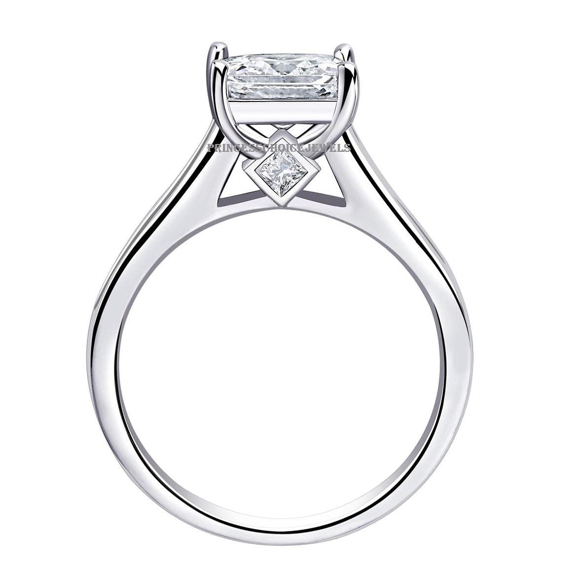 925 Sterling Silver CZ Engagement Wedding Ring Set for Women - Stackable Promise & Bridal Rings for Her - Perfect for Proposals, Anniversaries, and Romantic Gifts