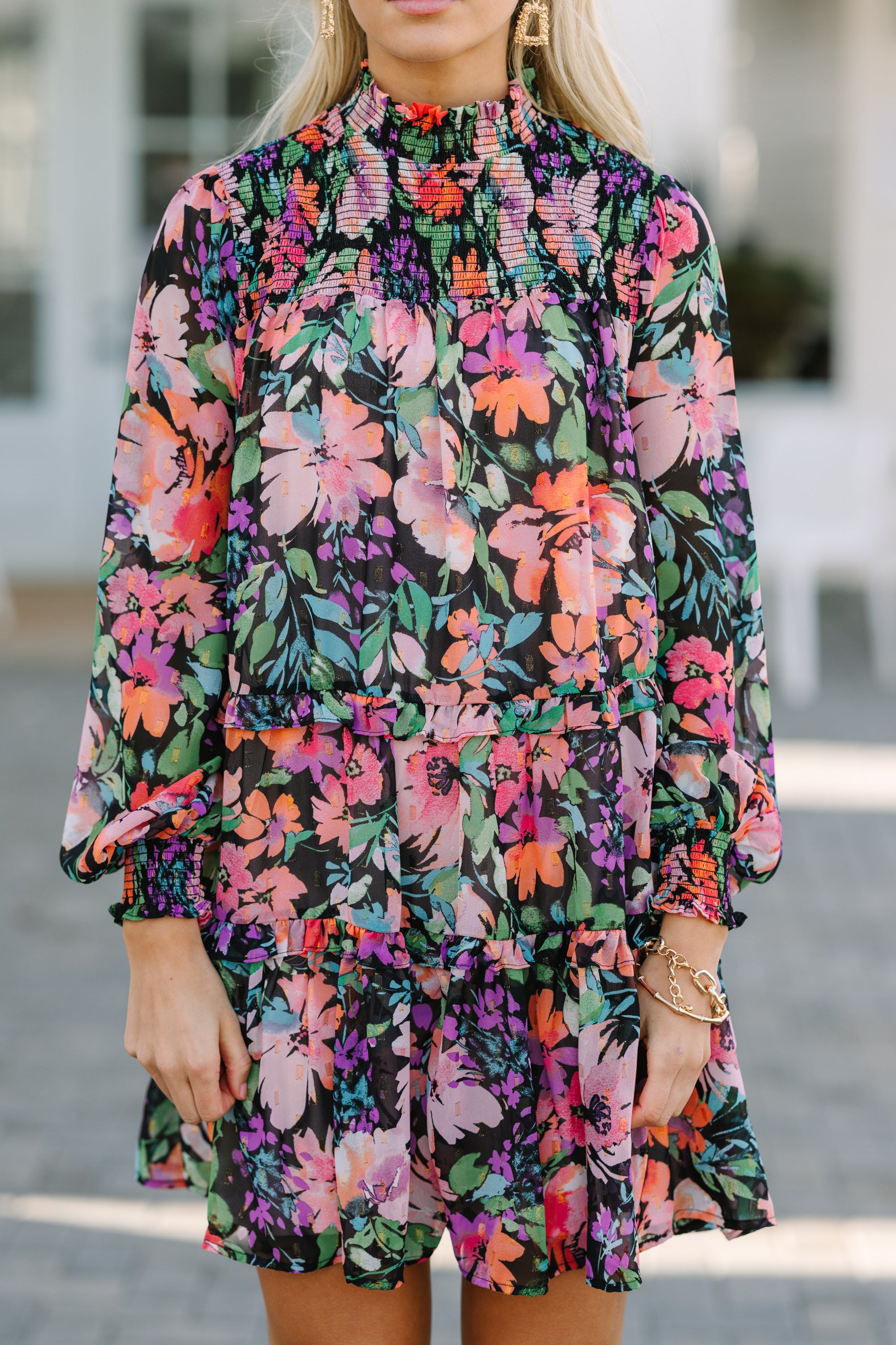 Fate: For Your Love Black Floral Dress - Elegant Women's Summer Maxi Dress for Date Night & Special Occasions