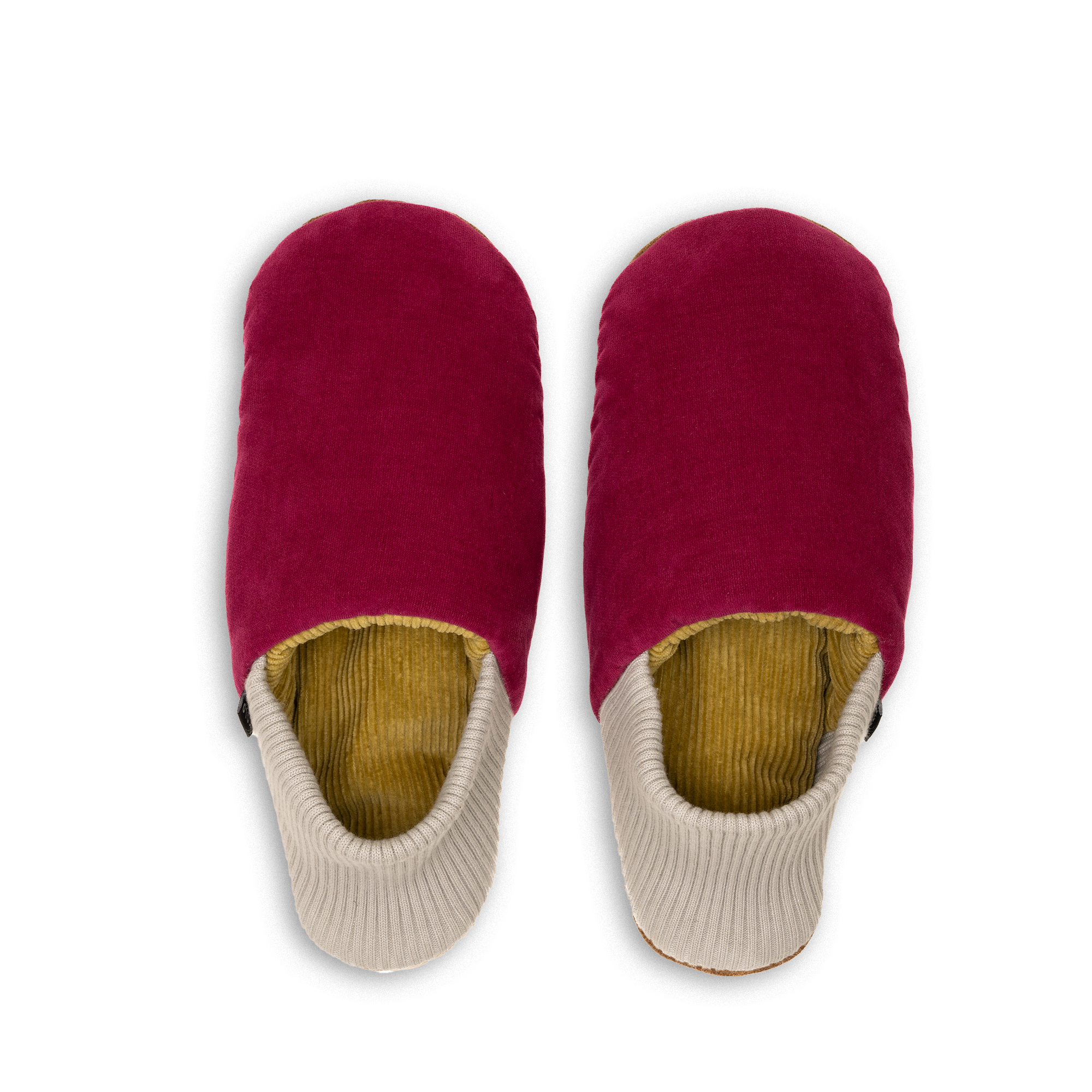 Velvet House Slippers with Corduroy Lining - Cozy Indoor Shoes for Women & Men - Perfect for Home, Lounge, and Winter Comfort
