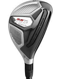 TaylorMade M6 #3 19° Left Handed Rescue Hybrid Golf Club with Fujikura Atmos 7S Stiff Flex Shaft - Perfect for Mid-Handicap Players Seeking Distance and Forgiveness on Fairway Shots