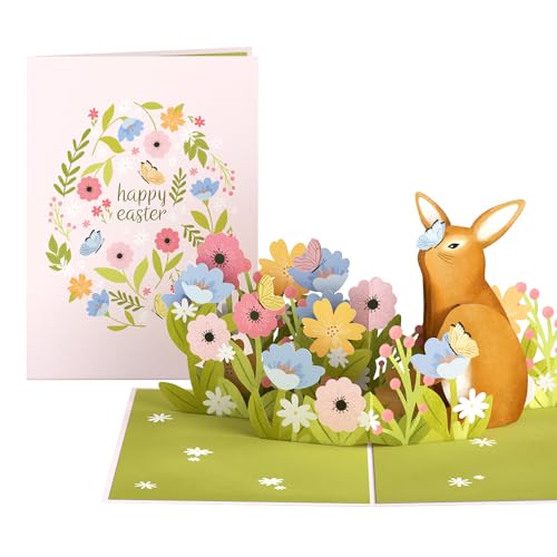 Happy Easter Bunny Amid the Blossoms