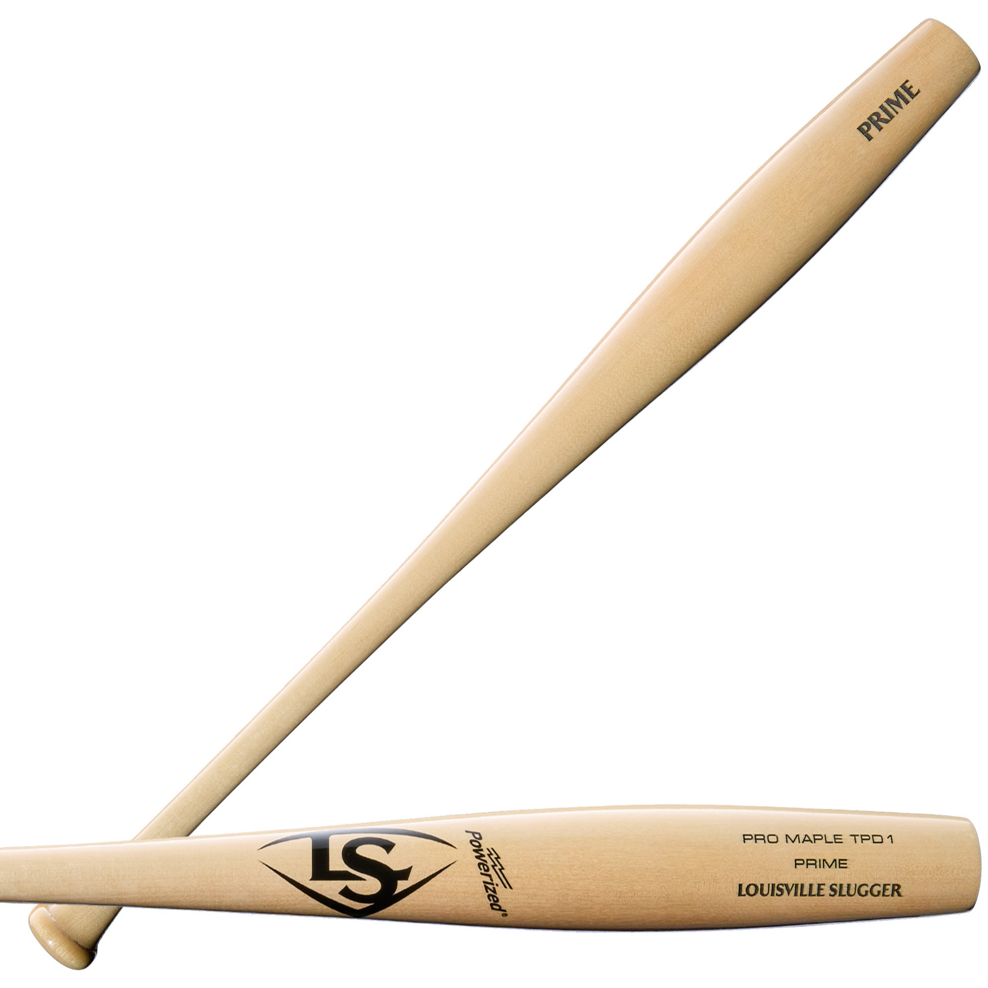 Louisville Slugger Pro Prime Natural TPD1 Torpedo Maple Baseball Bat - Professional Grade Maple Wood Bat for Baseball Players, Perfect for Games & Training