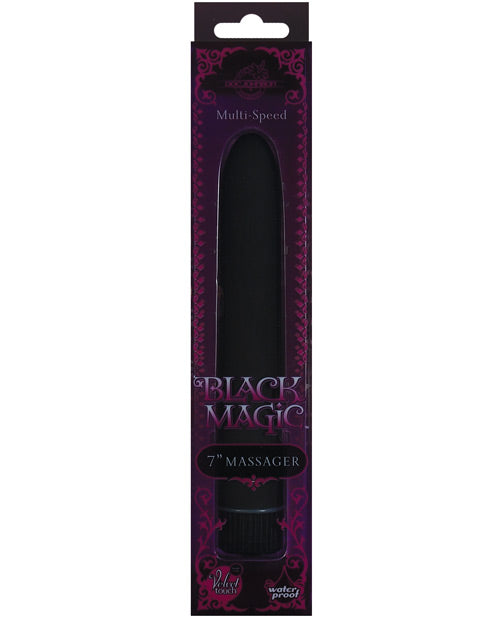Black Magic Velvet Touch Waterproof Vibrator - 7 Inch G-Spot & Clitoral Stimulator for Women | Ultra Soft Silicone, Rechargeable, Quiet & Powerful | Perfect for Solo Play & Couples Intimacy