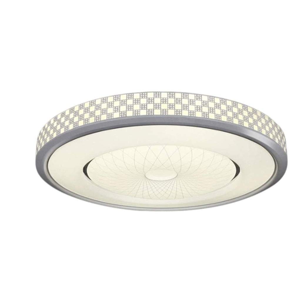Round LED Ceiling Light - Modern Dimmable Warm White Light for Bedroom & Study - Energy Efficient with Excellent Light Diffusion - Perfect for Home, Office, and Reading Spaces
