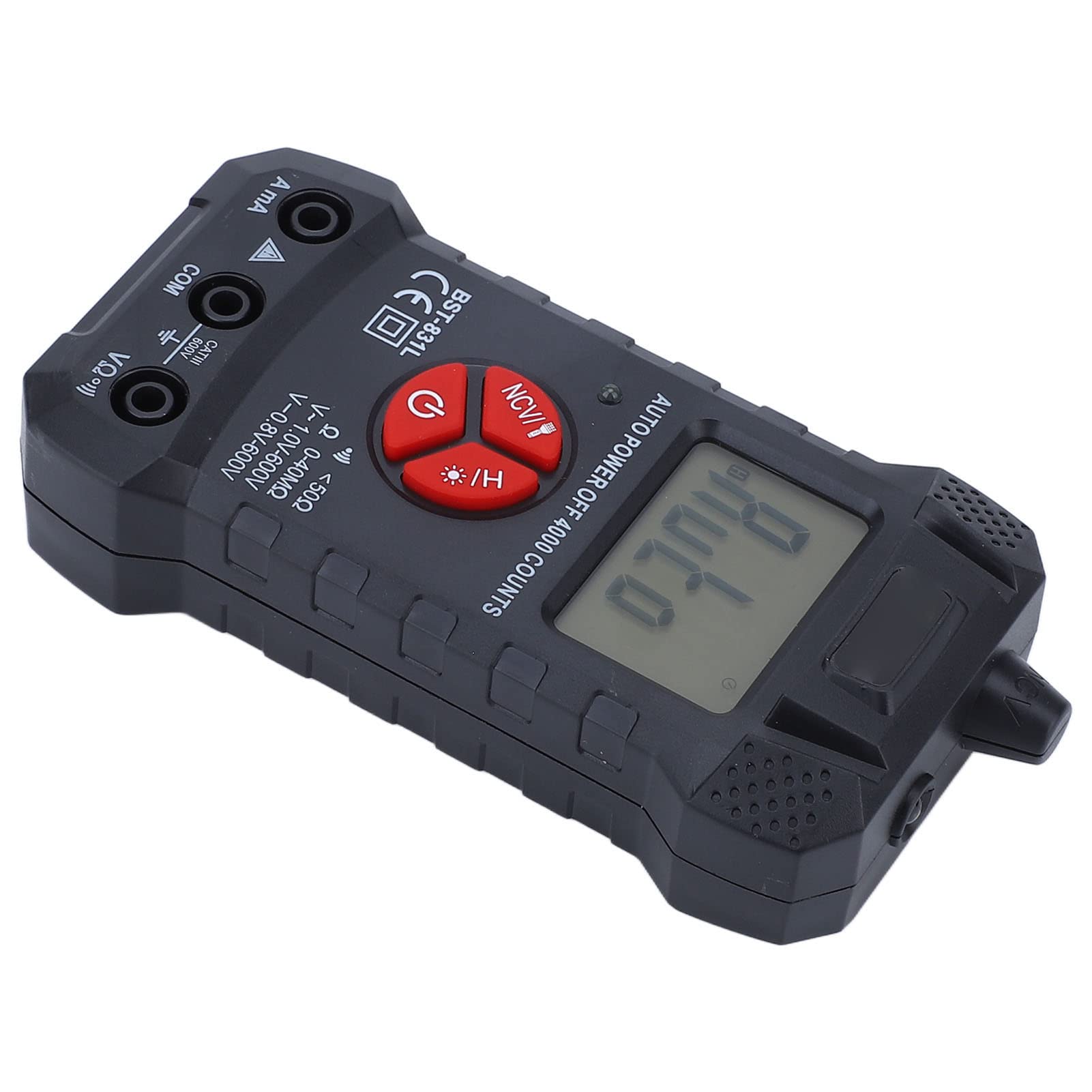 Digital Multimeter Tester with LED Light - High Impact Resistance for Home Electrical Testing & DIY Projects | Perfect for Electricians, Handymen, and Home Improvement