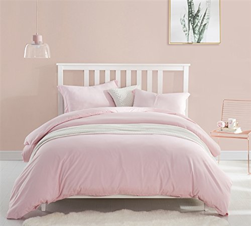 BYB Rose Quartz Duvet Cover Set - Ultra Soft King Size Bedding for Luxury Bedroom Decor & Cozy Sleep
