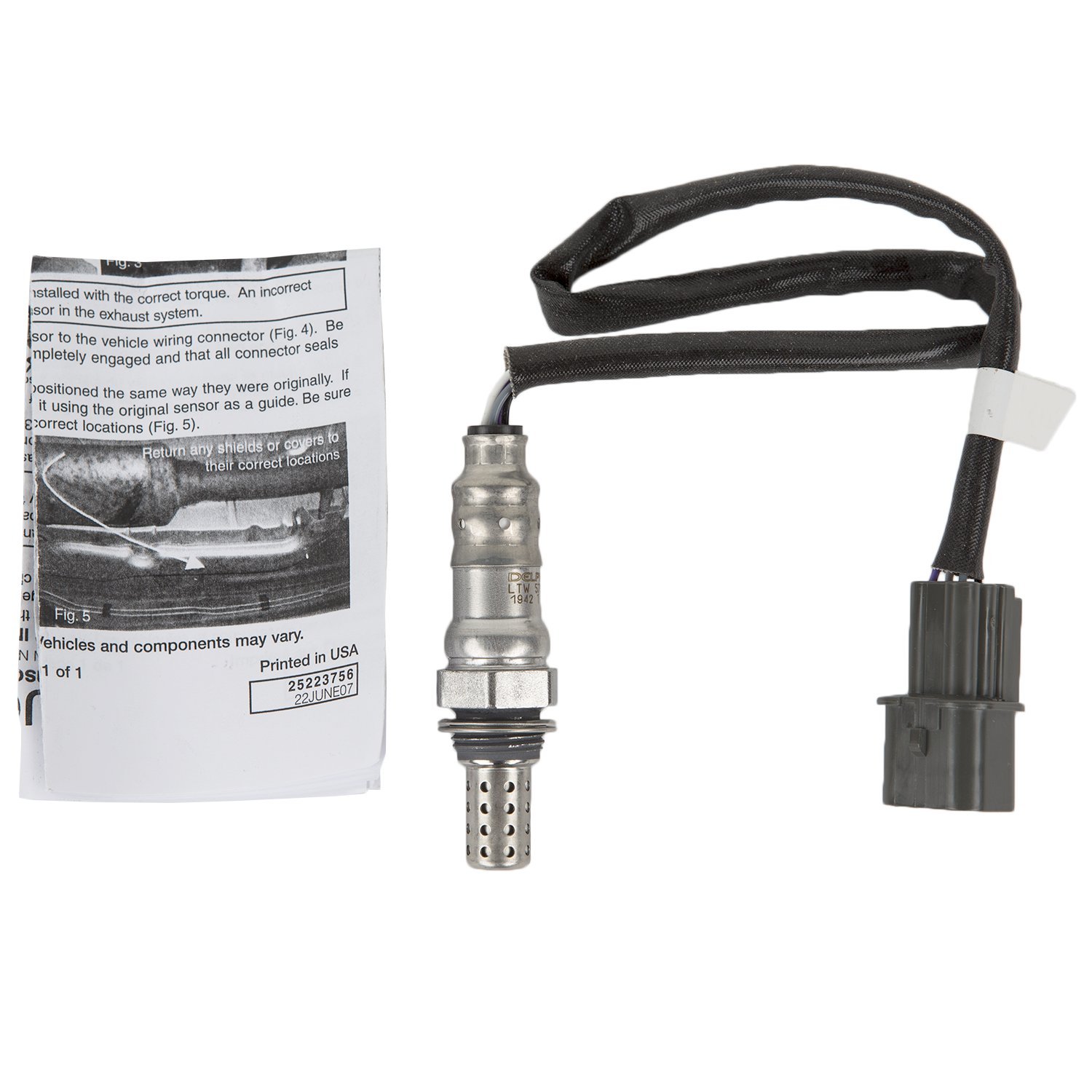 Delphi ES20412 Oxygen Sensor - High Performance O2 Sensor for Cars, Trucks & SUVs - Compatible with Multiple Vehicle Models - Improve Fuel Efficiency & Reduce Emissions - Ideal for Engine Maintenance & Emissions Testing