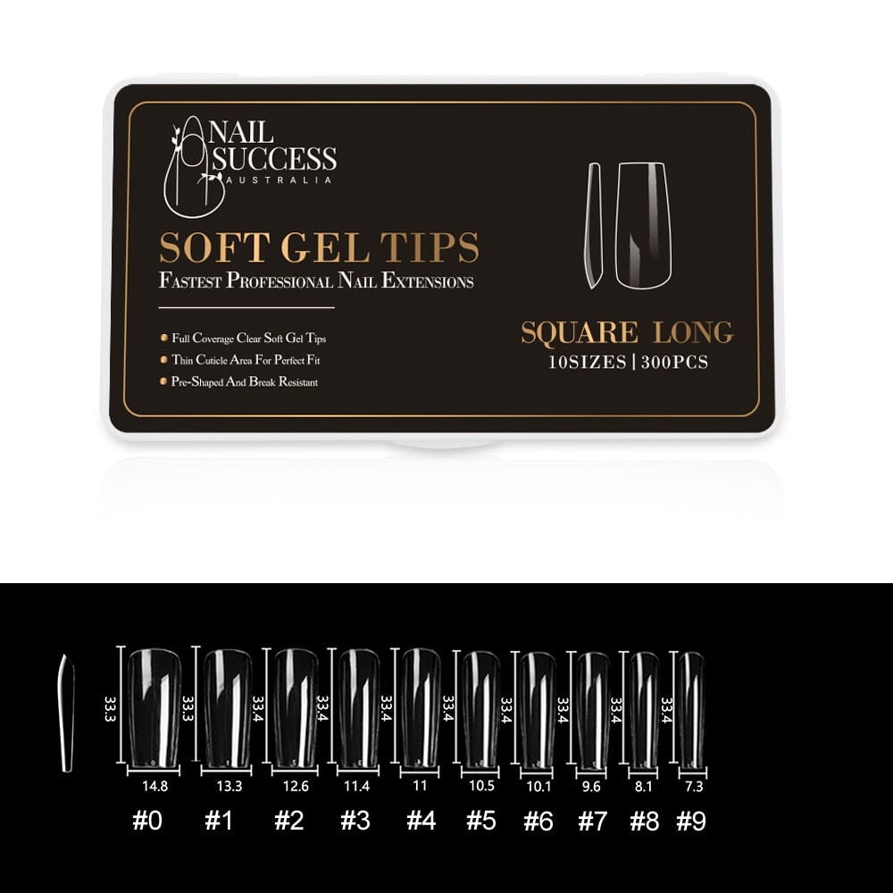 Soft Gel Press On Nails - Natural Looking Fake Nails with Easy Application for Manicures & Special Occasions