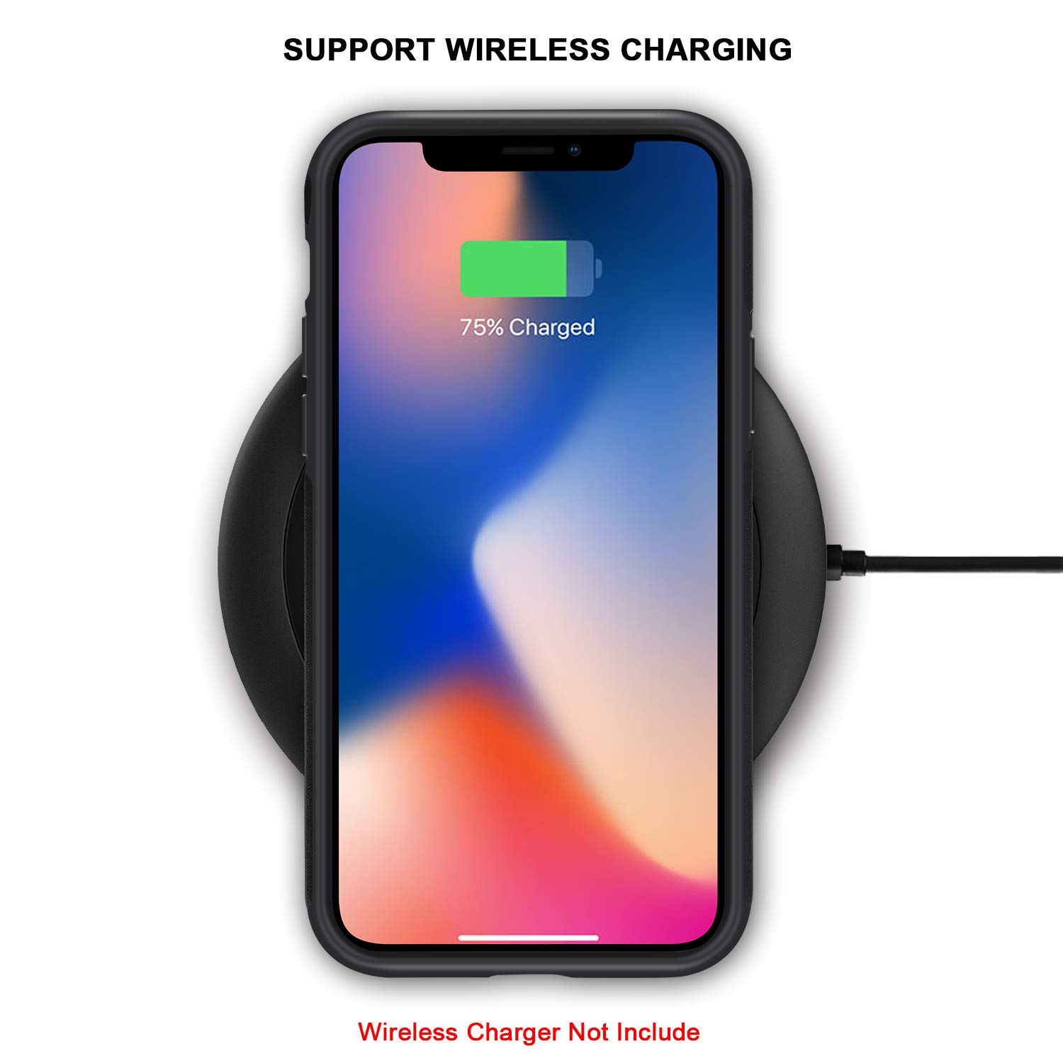 Premium Leather TPU Hybrid Case for iPhone 11 - Slim Protective Cover with Shock Absorption | Perfect for Work, Travel & Everyday Use (Black)