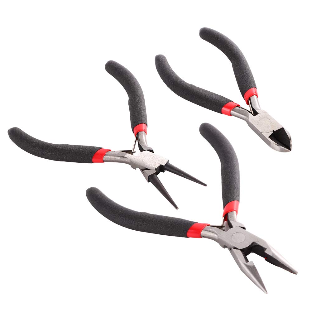 Weiyirot Mini Jewelry Tools Set - Corrosion Resistant Craft Pliers for DIY Jewelry Making, Watch Repair & Electronics Work | Perfect for Jewelers, Hobbyists & Small Parts Repair