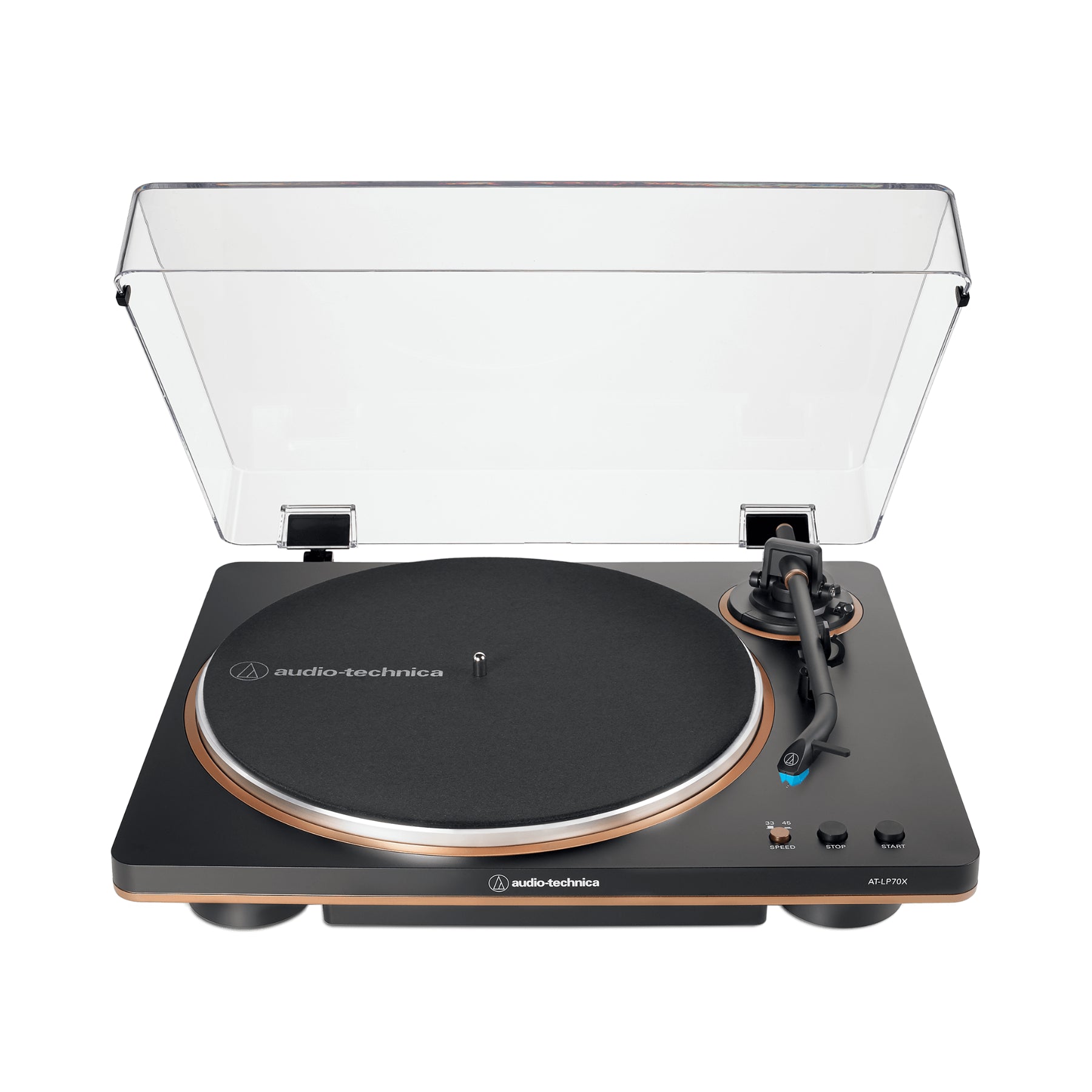 Audio Technica LP70X Fully Automatic Belt Drive Turntable - Vinyl Record Player with Built-in Preamp, Hi-Fi Sound Quality - Perfect for Home Entertainment & DJ Beginners (Clearance / Open Box)