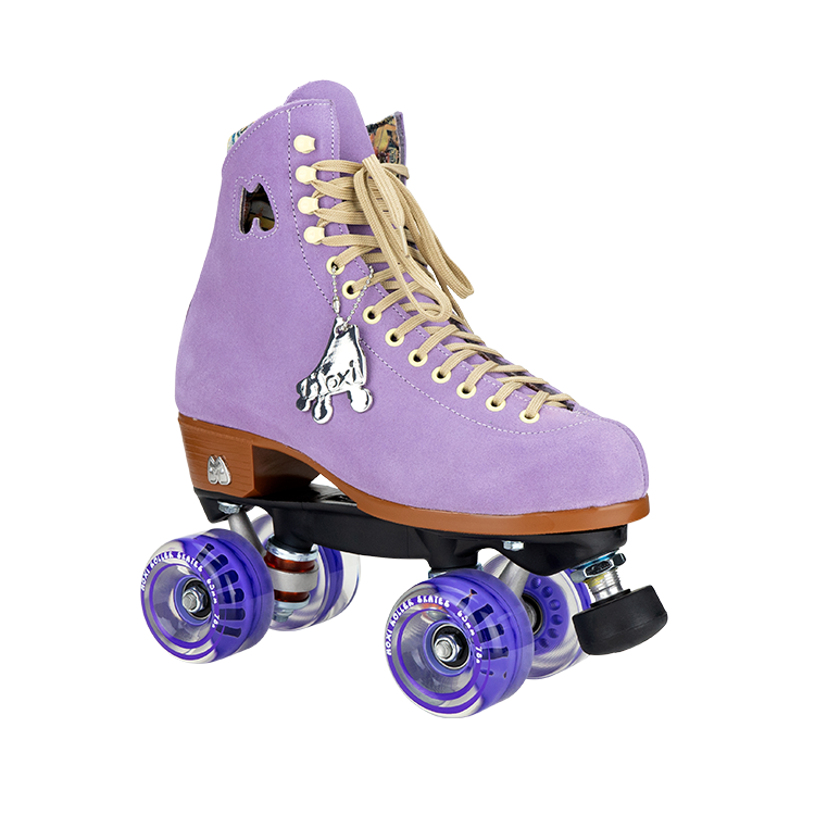 Moxi Lolly Roller Skates - Lilac Purple Outdoor & Indoor Skates for Women & Girls - Perfect for Park, Rink, Street Skating & Fitness