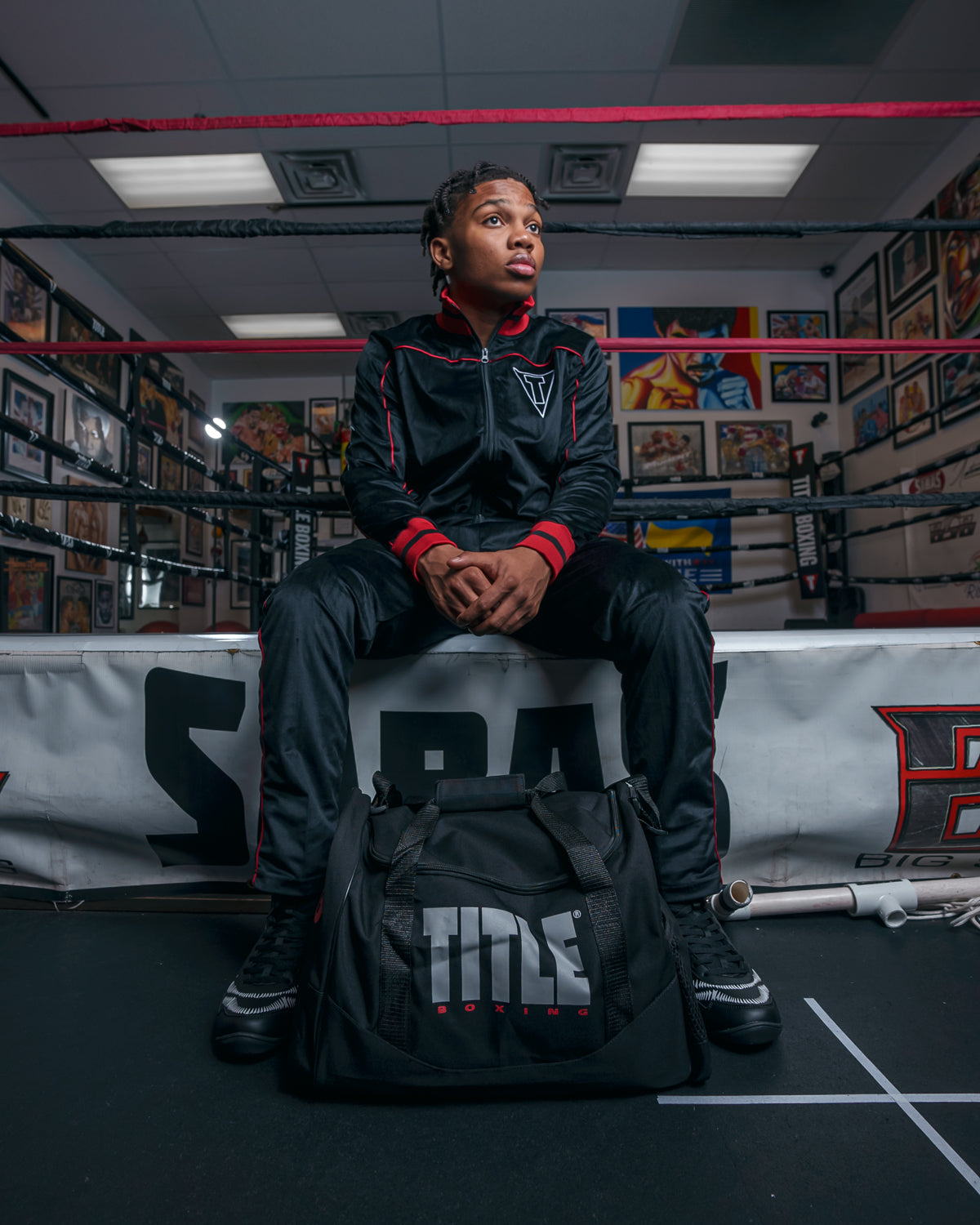 TITLE Boxing Individual Sport Bag - Durable Gym Duffel for Training & Travel - Perfect for Boxing, MMA, Fitness & Workouts
