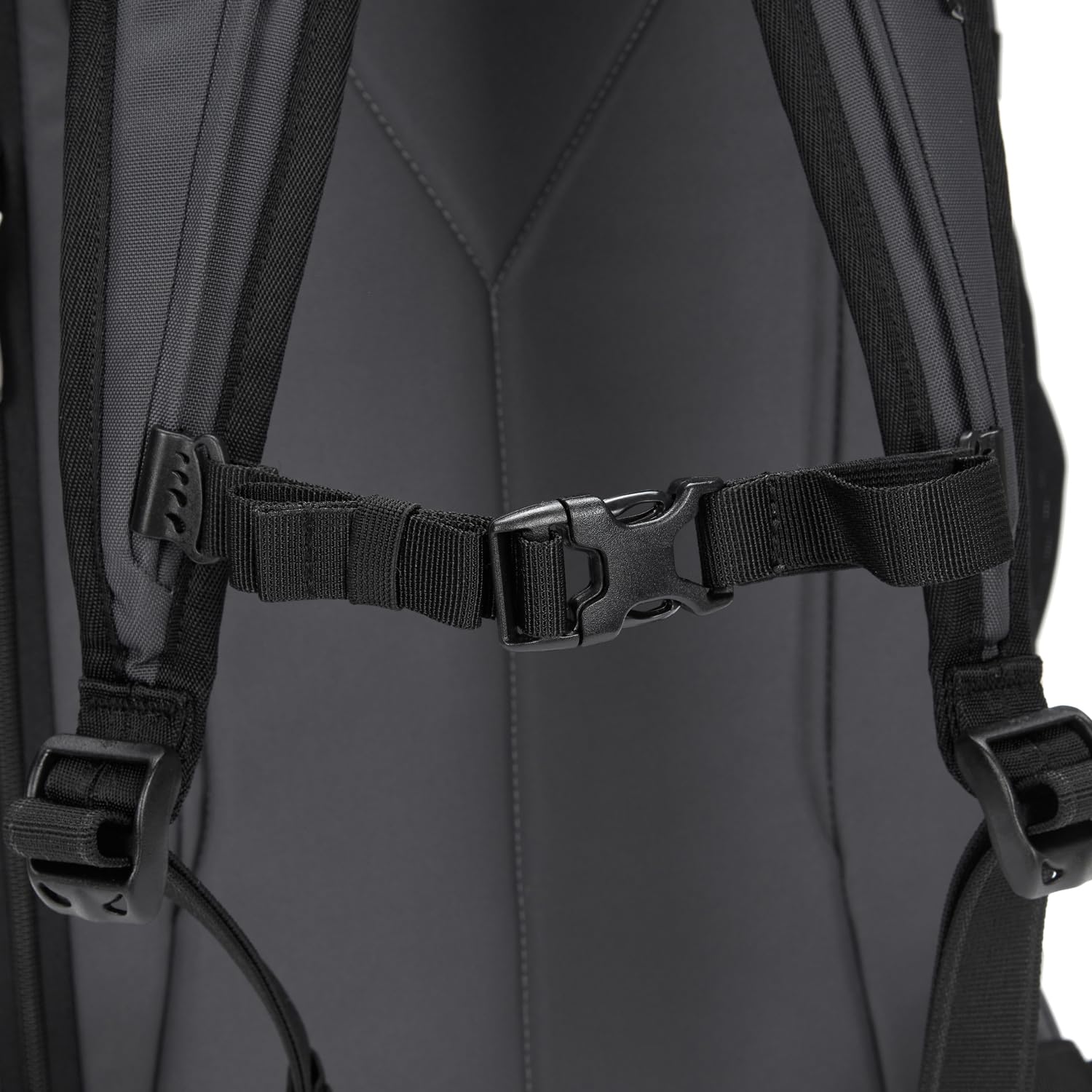 Pacsafe Venturesafe EXP35 Anti-Theft Travel Backpack - Slate Gray | Secure Laptop & Carry-On Backpack for Commuting, Business Trips & Adventure Travel