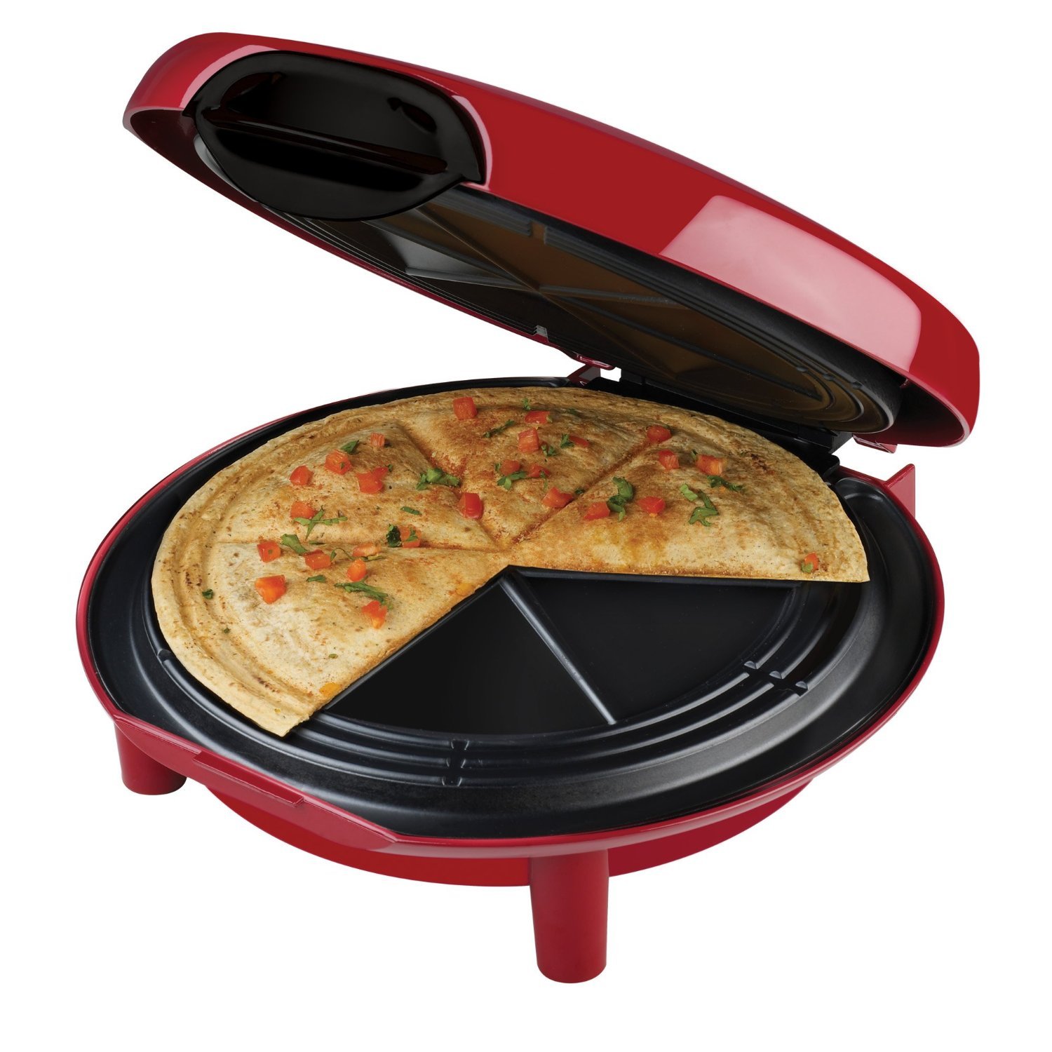 George Foreman GFQ001 Quesadilla Maker - Electric Non-Stick Grill for Easy Mexican Cooking - Perfect for Quick Meals, Snacks & Party Food Prep