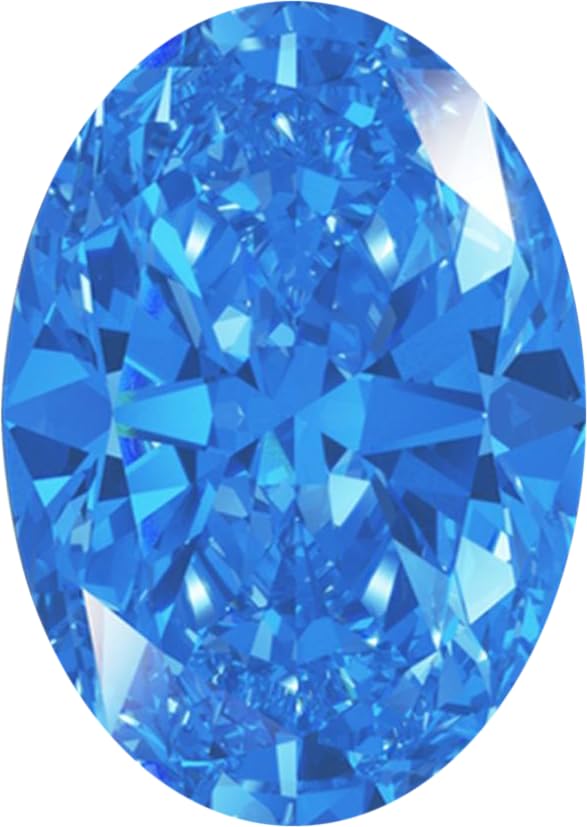 Fancy Blue Zirconia