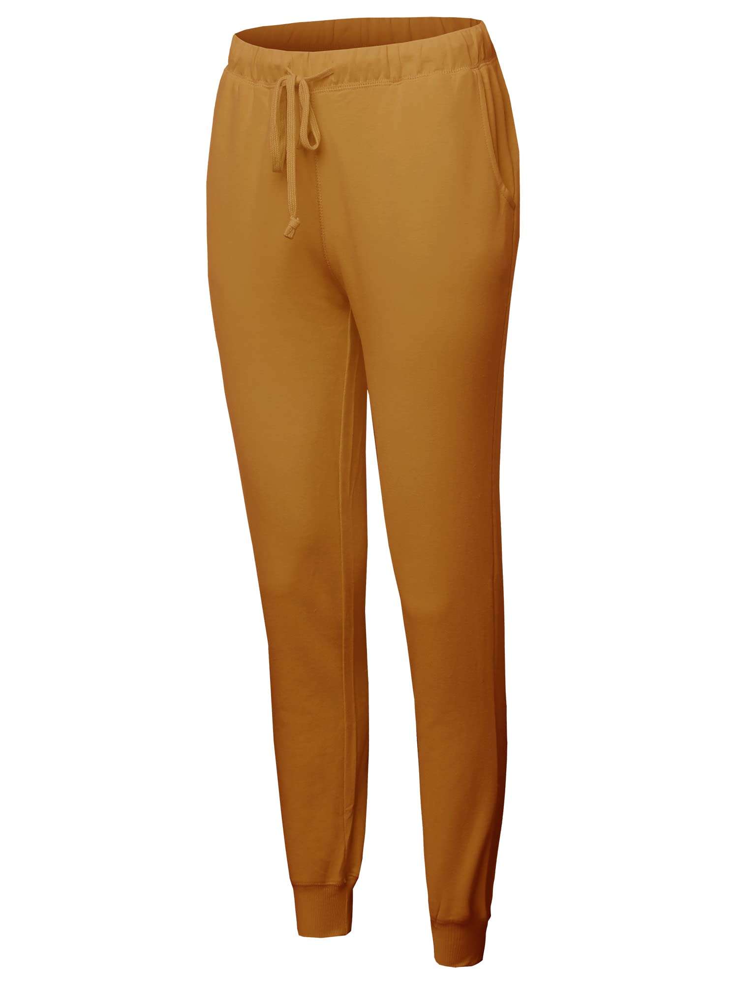 Emma Women's Lightweight French Terry Jogger Sweatpants with Track Cuff - Comfortable Running & Lounge Activewear for Yoga, Gym, Travel & Casual Wear