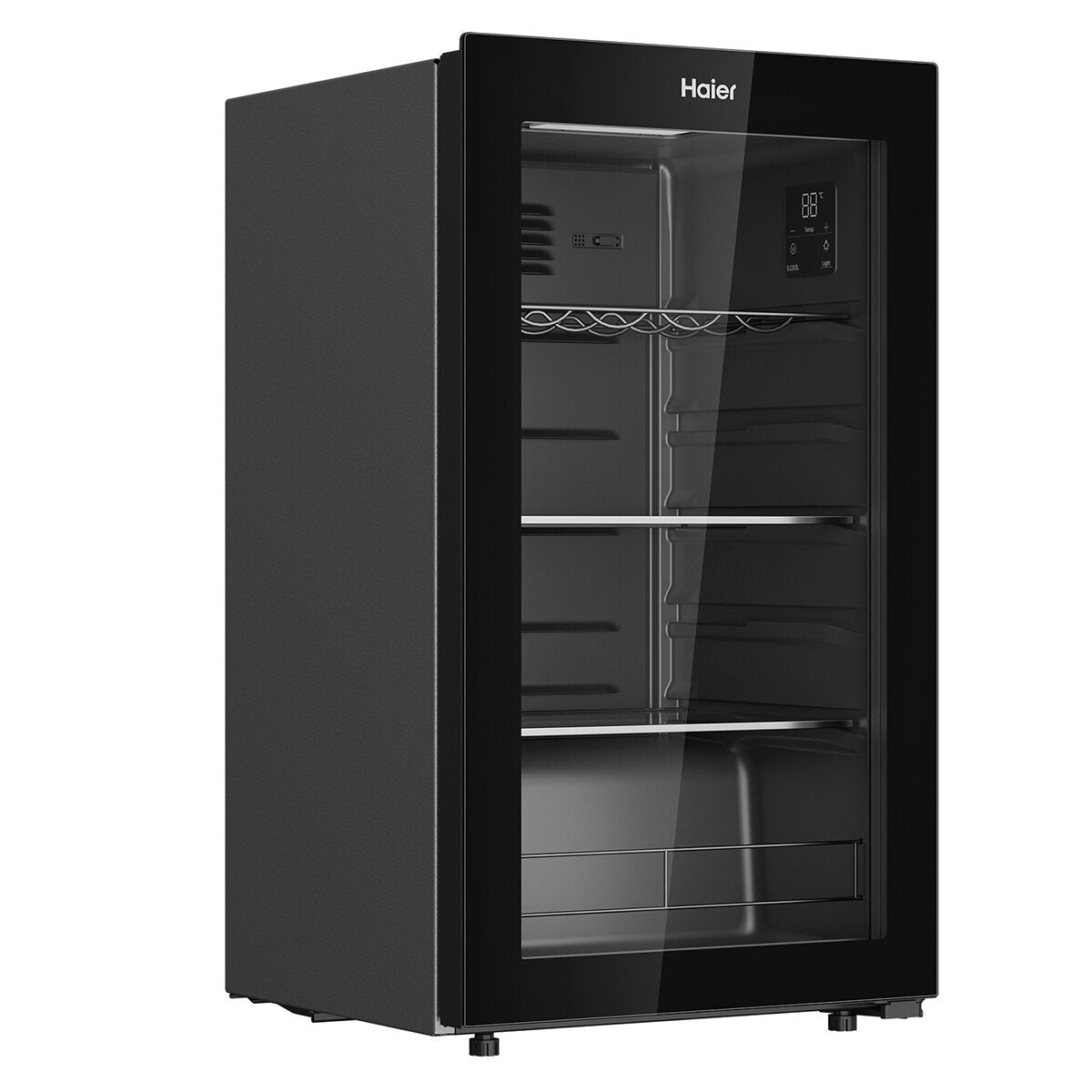 Haier 87L Compact Beverage Refrigerator HRF90UC - Perfect for Home, Office, and Party Drinks Storage