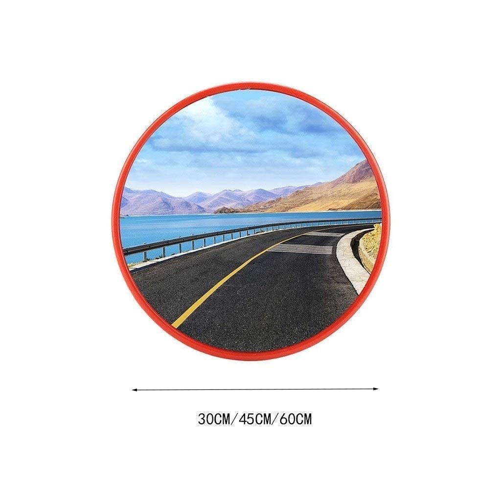30CM Convex Traffic Safety Mirror - Wide Angle Undistorted Reflection for Garage, Driveway & Shopping Centers - Durable Outdoor Security Mirror for Blind Spots & Parking Lots