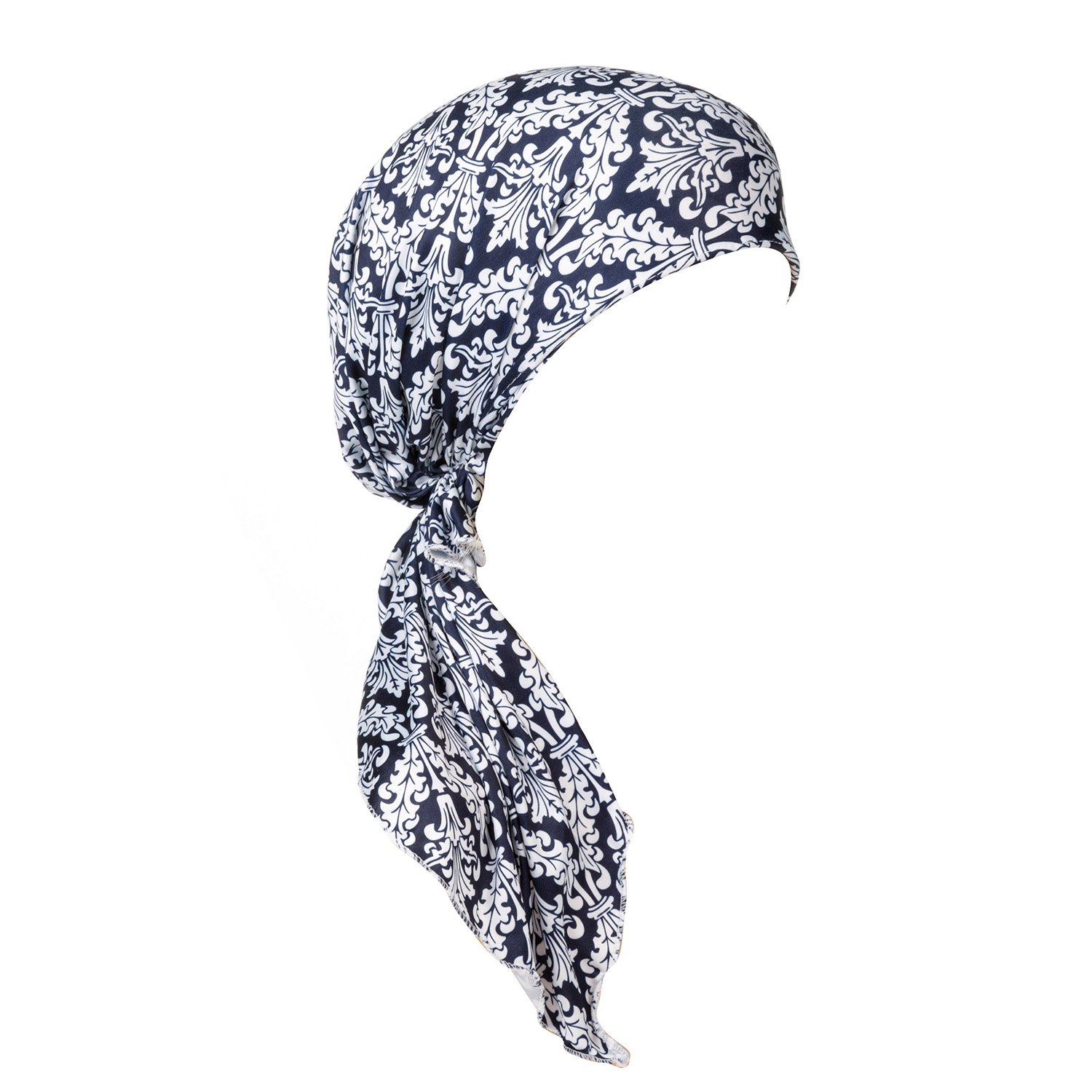 Lightweight Silky Summer Chemo Scarf - Soft Ruffle Beanie Cap for Women with Cancer - Perfect for Chemotherapy, Head Covering & Everyday Comfort