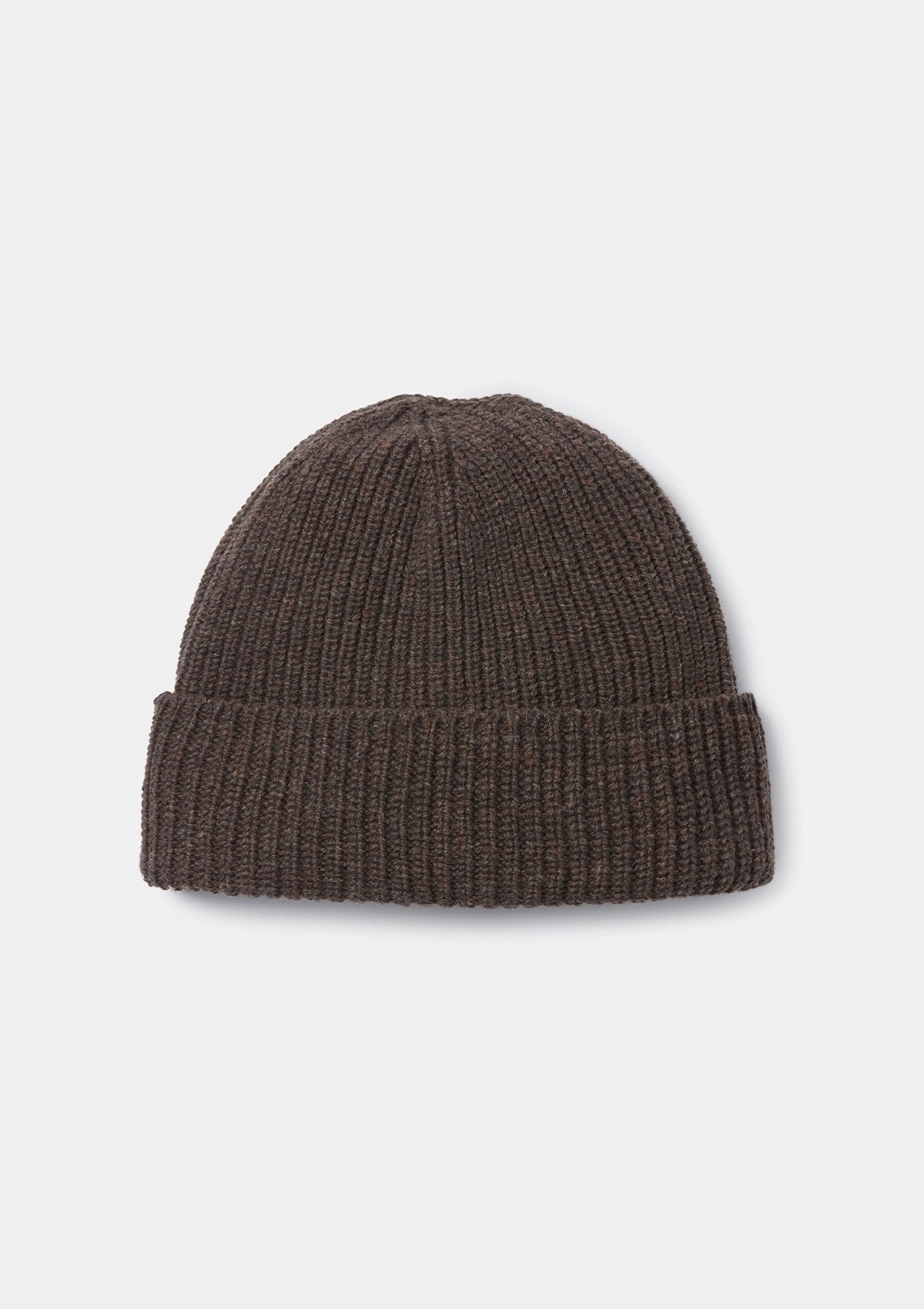 Brown Melange Beanie Hat for Men & Women - Soft Knit Winter Beanie for Cold Weather - Cozy Unisex Slouchy Beanie for Outdoor Activities, Skiing, Hiking and Casual Wear