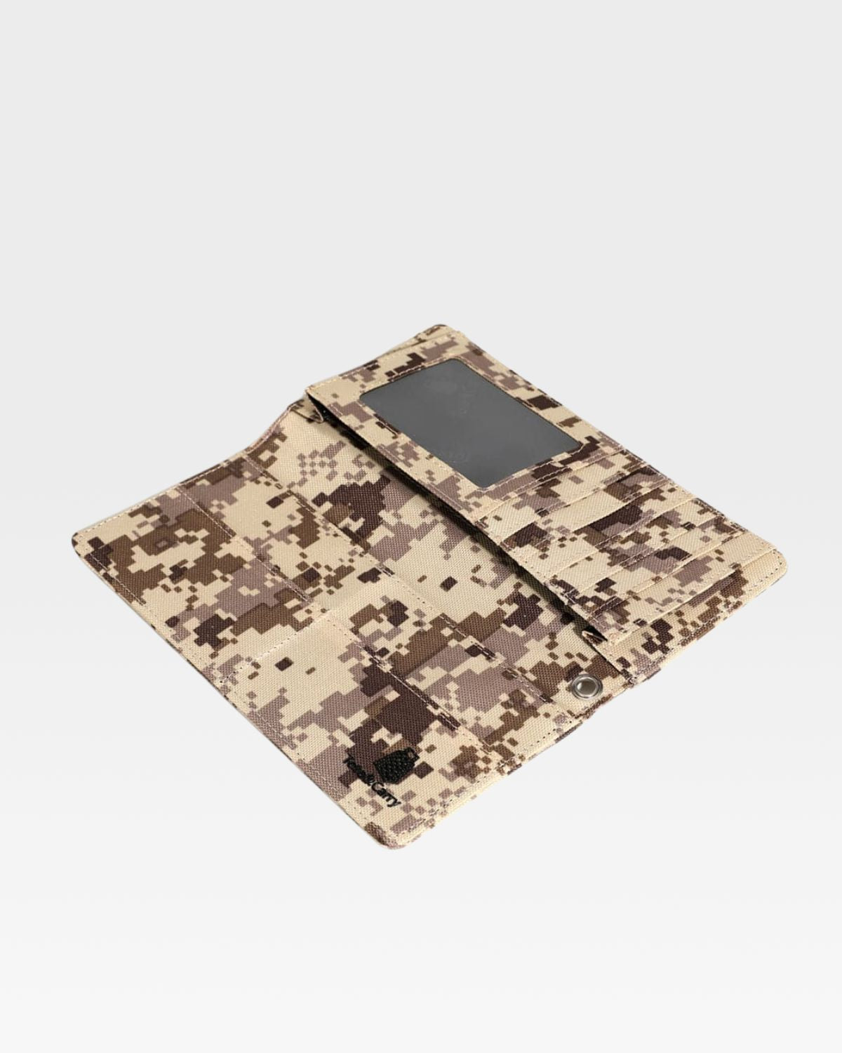 Tan Brown Digital Camouflage Biker Chain Wallet - Stylish & Durable Leather Wallet for Men - Perfect for Motorcycle Riders, Bikers & Outdoor Enthusiasts