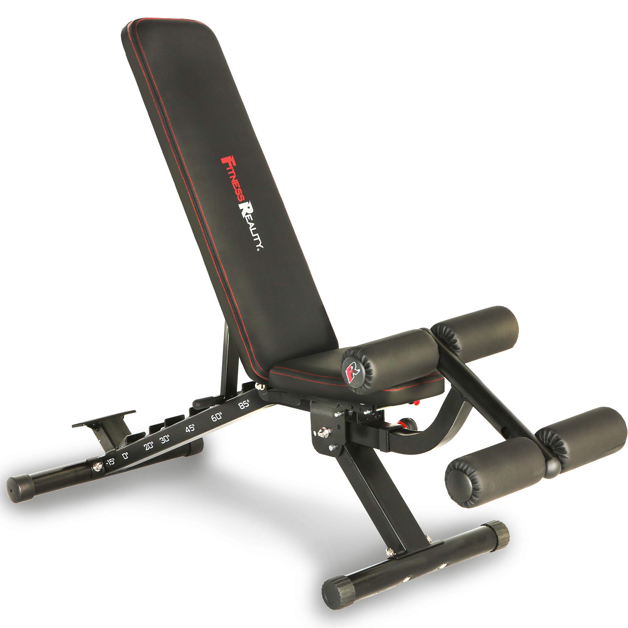 Fitness Reality 2000 Super Max XL Adjustable Weight Bench - 850lb Capacity Foldable Home Gym Bench for Incline, Decline & Flat Bench Press Workouts | Perfect for Strength Training, Bodybuilding & Home Fitness Routines