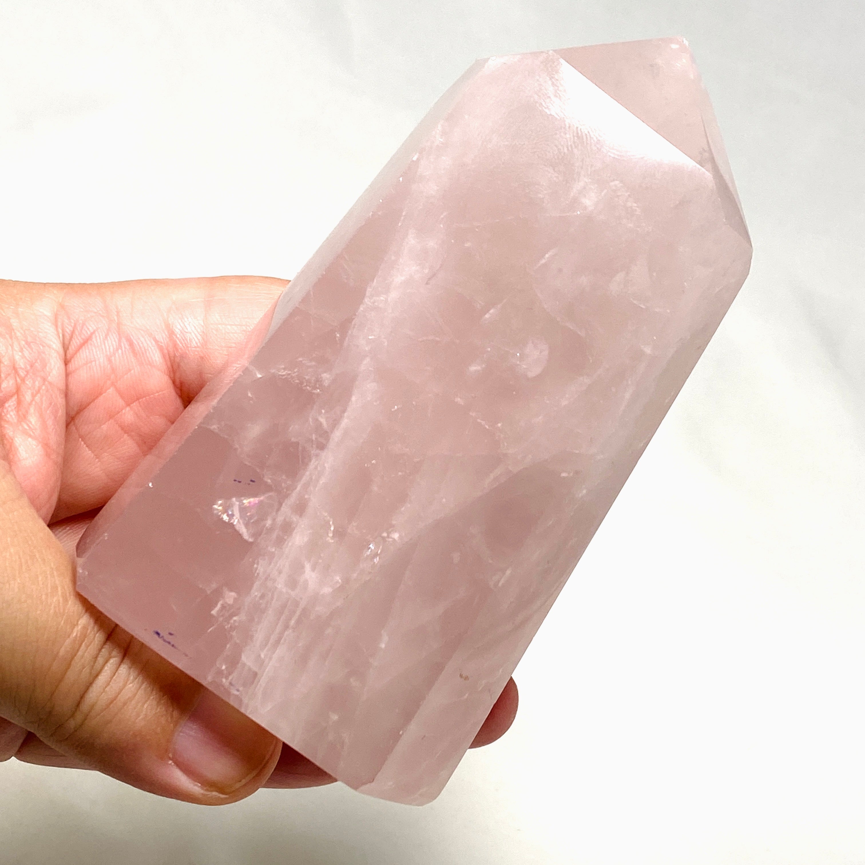 Natural Rose Quartz Crystal CR3704 - Healing Stone for Love & Harmony | Perfect for Meditation, Jewelry Making & Home Decor