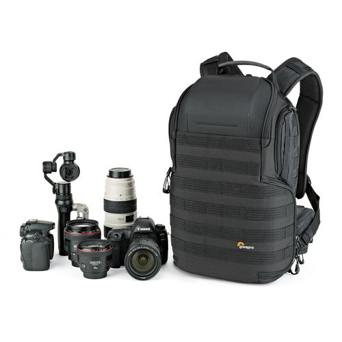 Lowepro ProTactic BP 350 AW II Camera Backpack - Waterproof DSLR Bag for Photographers with Tripod Holder - Perfect for Travel, Hiking & Outdoor Photography (Black)