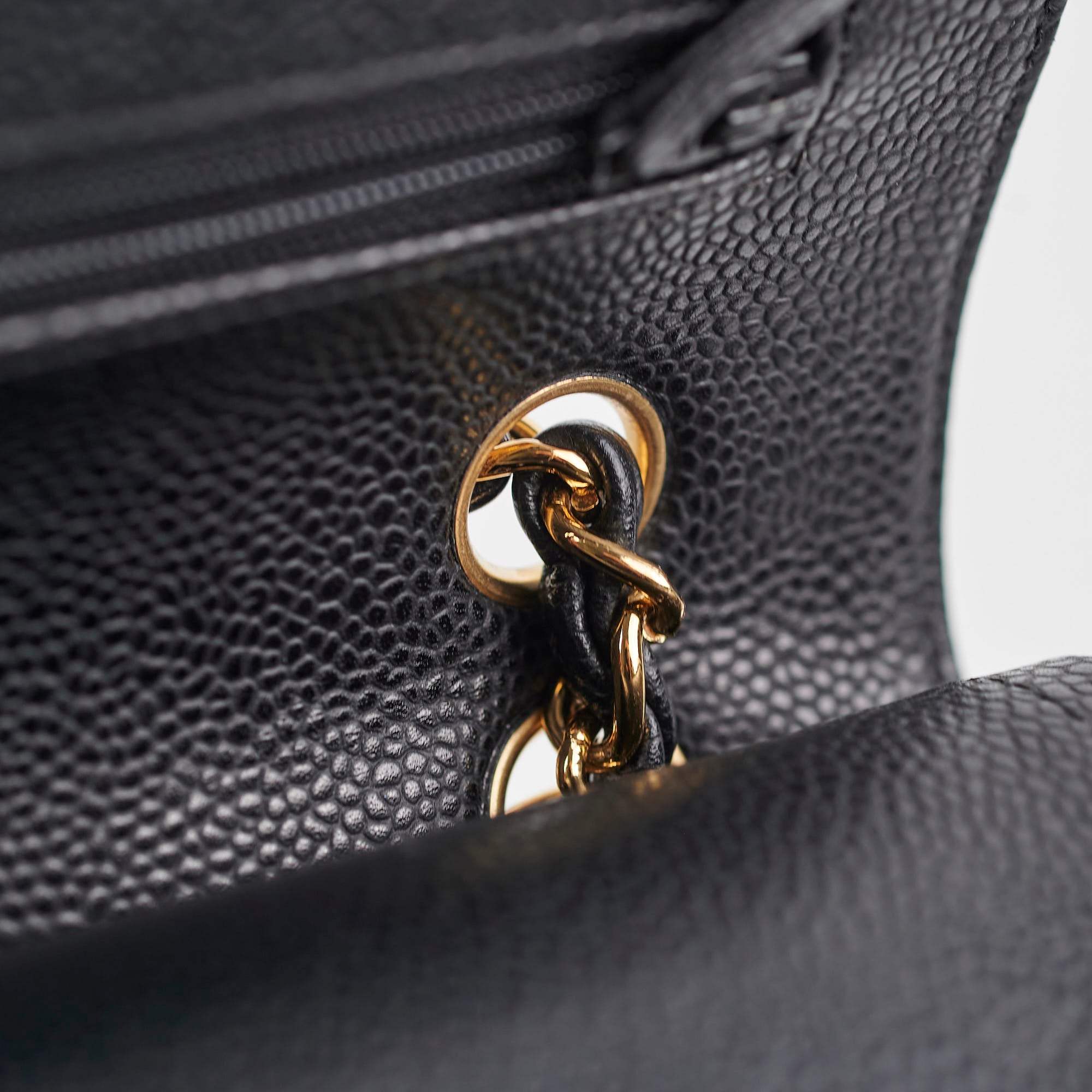 Chanel Small Caviar Leather Double Classic Flap Bag Black 12 Series - Luxury Crossbody Purse for Women, Perfect for Date Night & Special Occasions