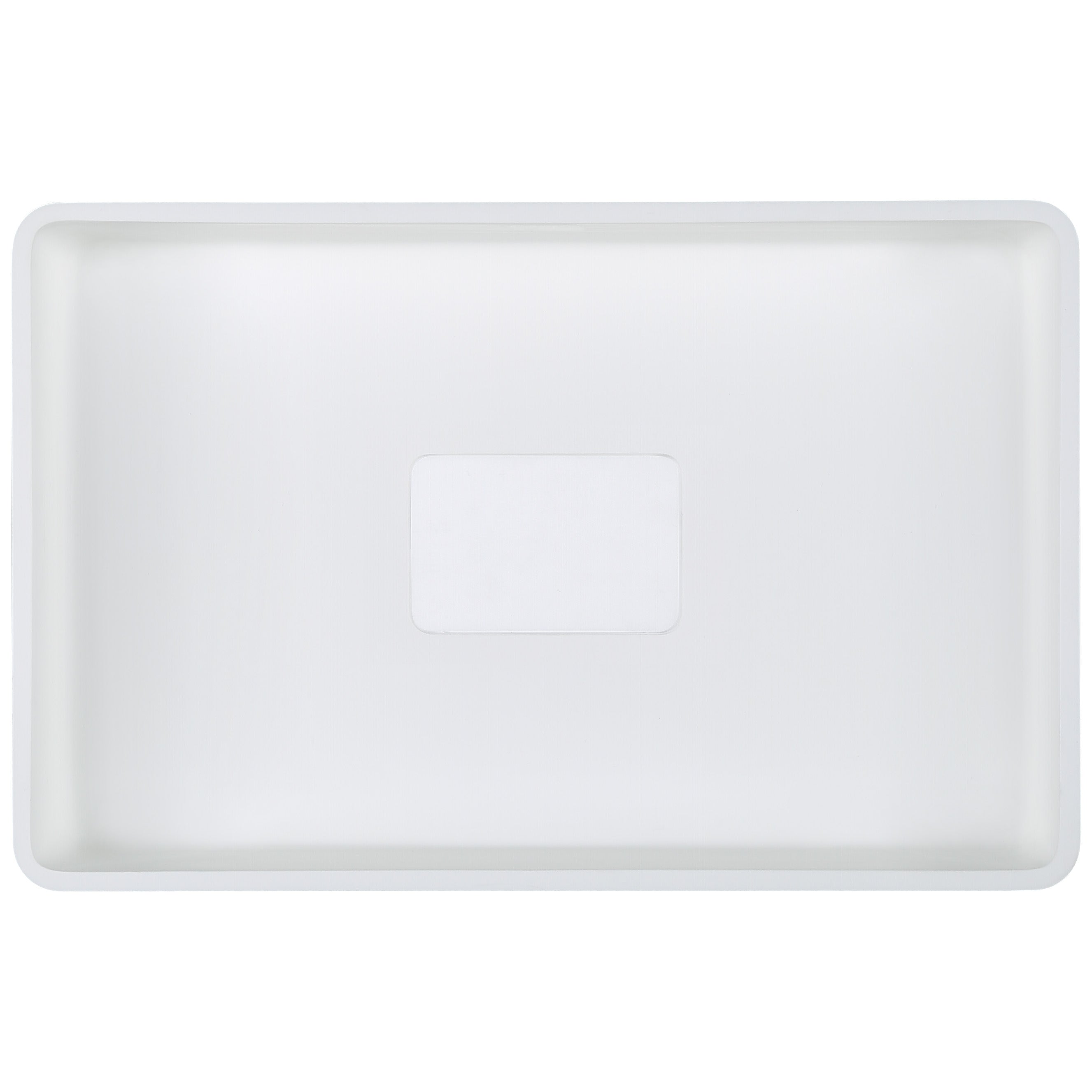 Ancona Holbrook Pure Stone Rectangular Bathroom Vessel Sink - Black & White - Modern Vanity Sink for Bathroom Remodel, Powder Room, or Luxury Master Bath