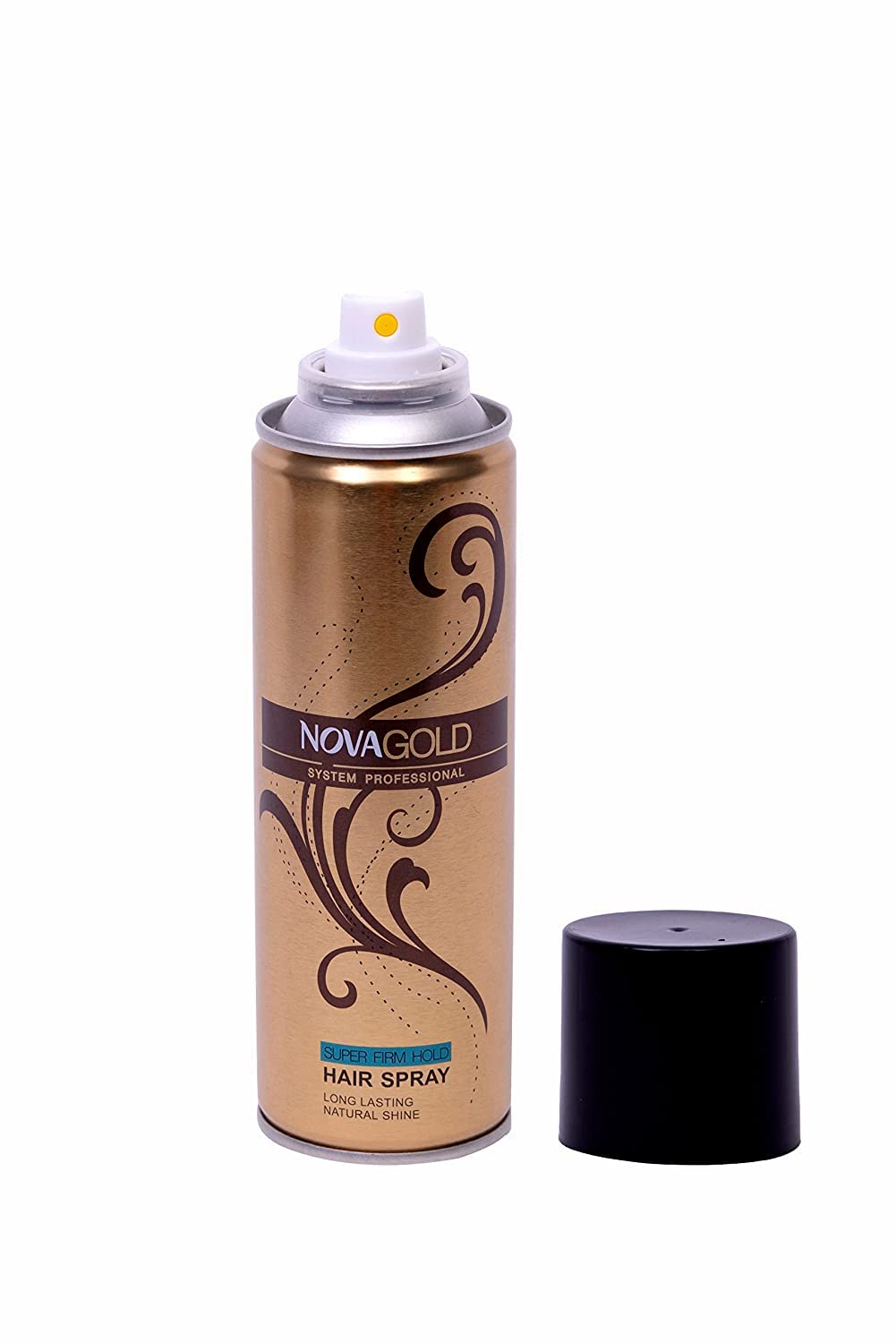 Professional Gold System Super Firm Hold Hair Spray - Long Lasting Styling & Fixing for All-Day Hold (200ml) - Perfect for Weddings, Parties & Everyday Hairstyling