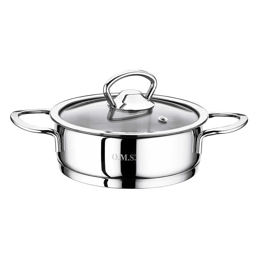 5.5x2 Stainless Steel Small Cooking Pot - Perfect for Camping, Picnics & Small Kitchen Spaces