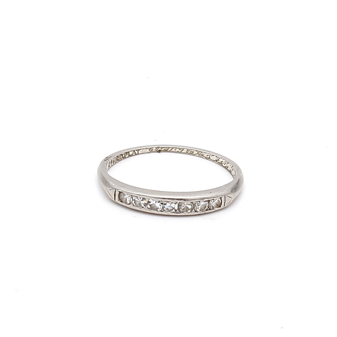 0.21 Carat Round Brilliant I VS2 Diamond Platinum Band Ring for Women - Elegant Wedding Engagement Promise Jewelry Gift for Her - Perfect for Anniversaries, Proposals & Special Occasions
