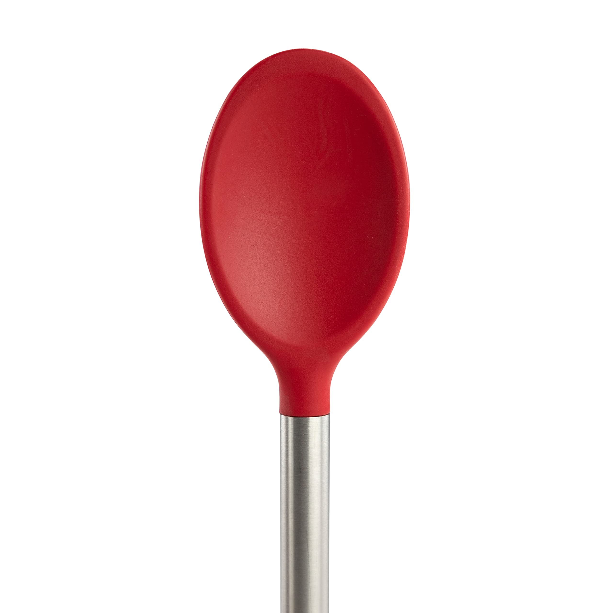 Tovolo 6-Piece Silicone Utensil Set for Cooking, Baking & Meal Prep - Heat-Resistant Kitchen Tools - Cayenne Red - Perfect for Non-Stick Pans, Mixing Bowls & Everyday Cooking