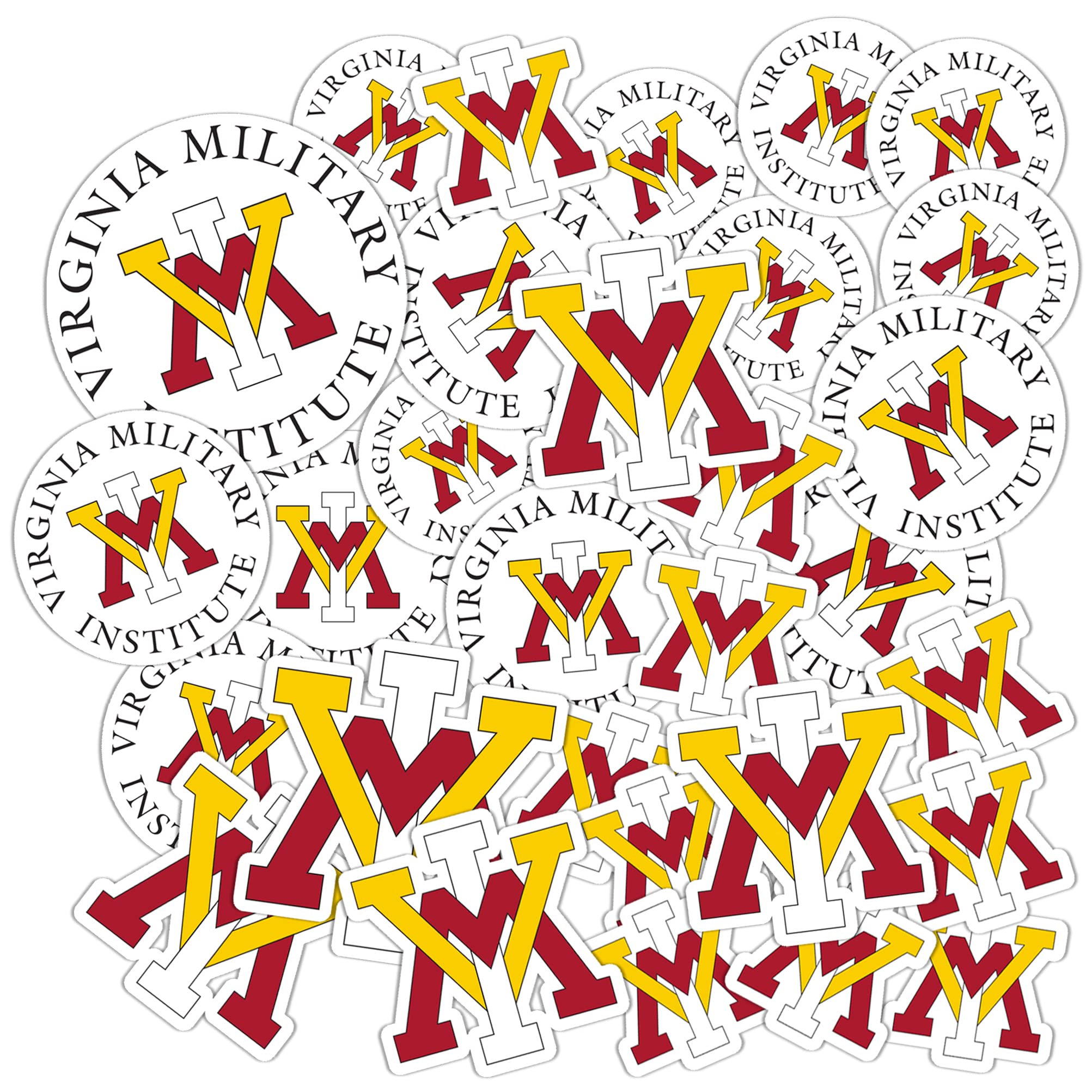 VMI Keydets Vinyl Decal Sticker - Desert Cactus Design for Laptop, Water Bottle, Car & Scrapbook - Durable Military Institute Decals for College Pride & School Spirit - Perfect for Alumni Gifts & Game Day Accessories