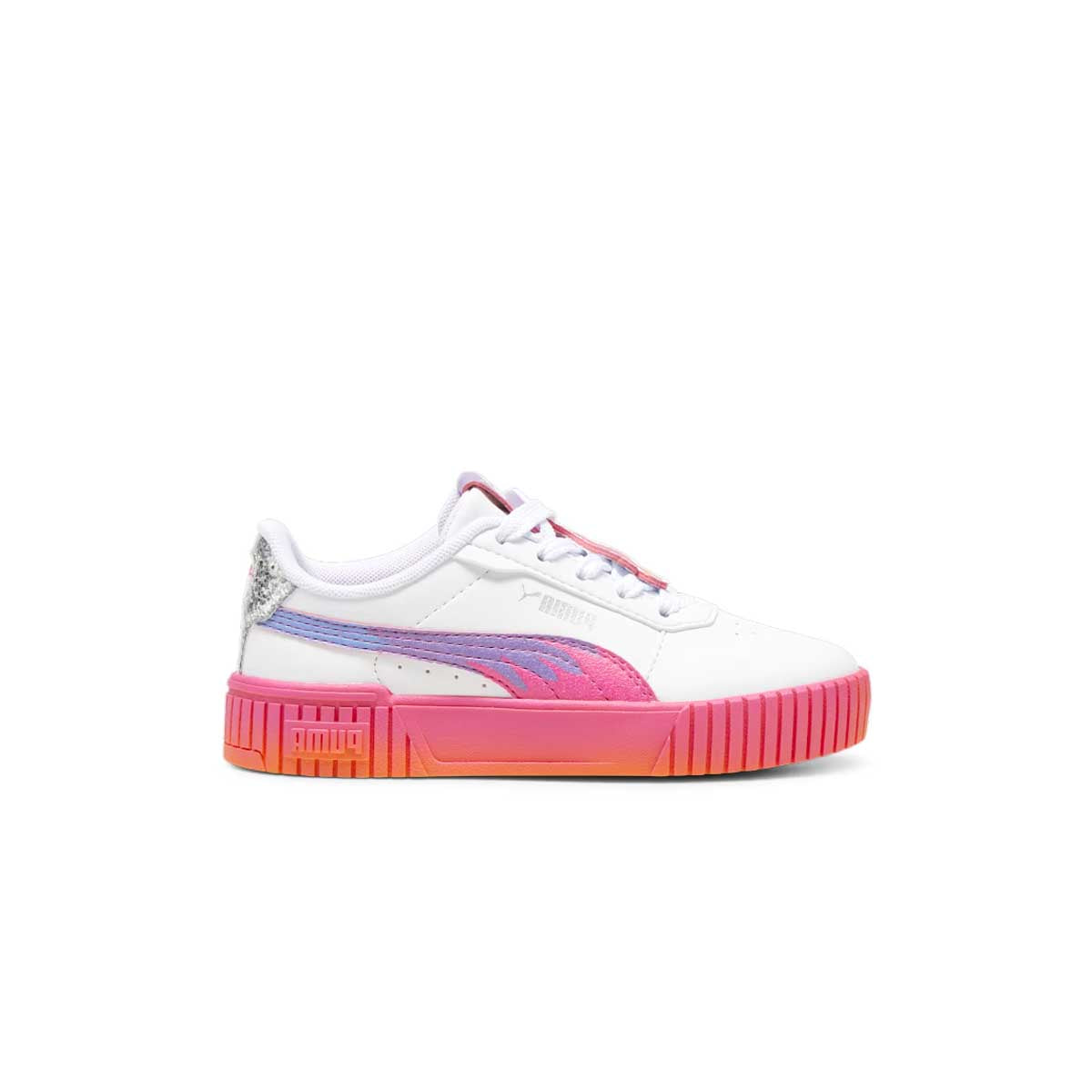 Trolls Kids Carina 2.0 Sneakers - Puma White Running Shoes for Boys & Girls | Comfortable Lightweight Athletic Shoes for School, Sports & Daily Wear