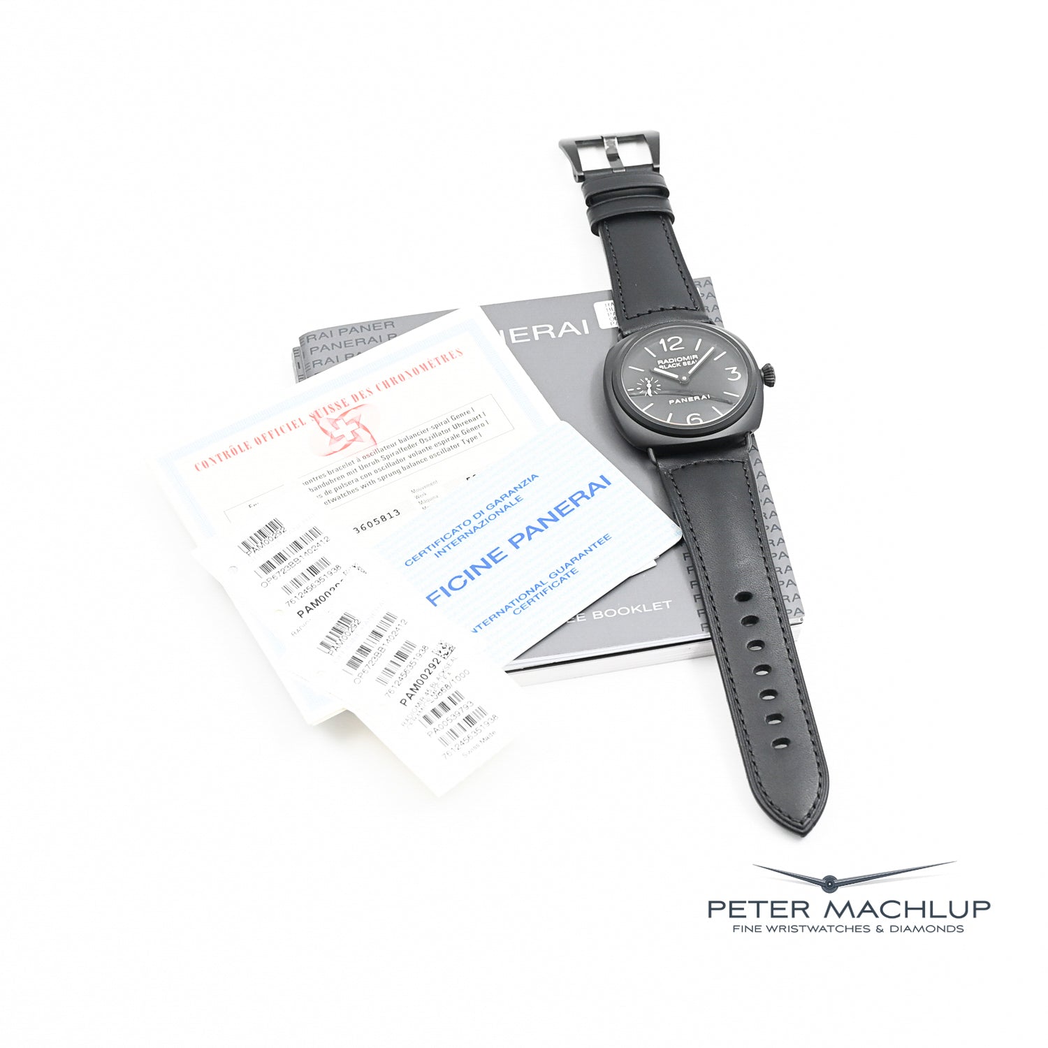 Panerai Radiomir Black Seal 2010 Men's Luxury Watch - Perfect for Business Meetings & Special Occasions