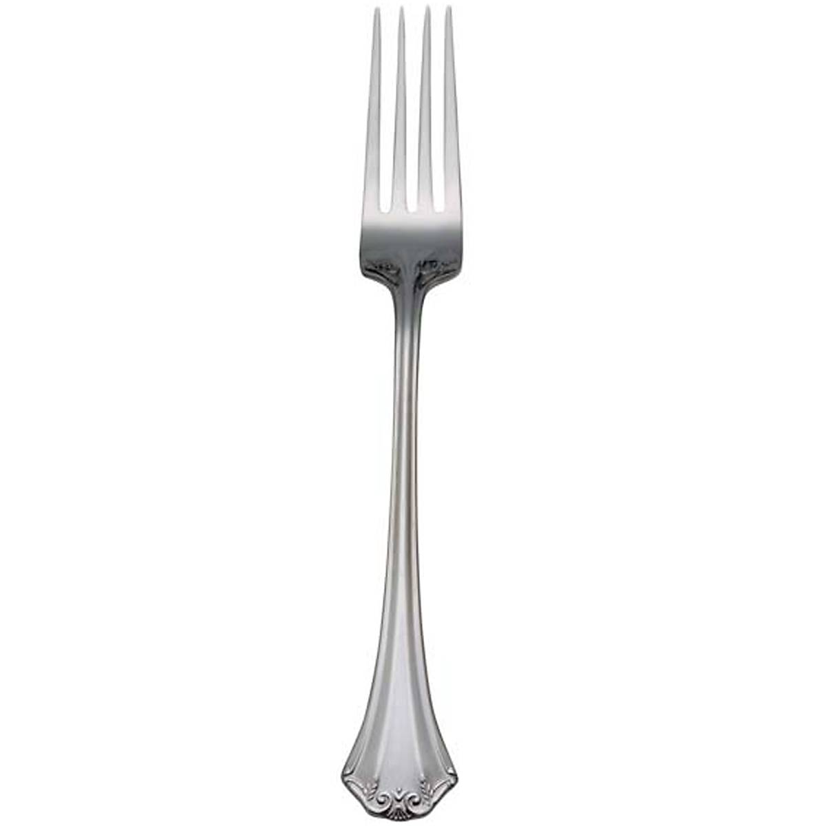 Vintage French Country Style 4-Piece Dinner Fork Set - Elegant Flatware for Farmhouse Dining, Wedding Registry & Rustic Table Setting