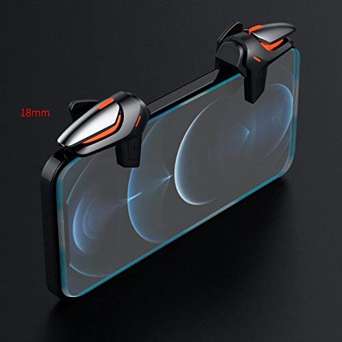 BoxWave Gaming Trigger Buttons for Huawei Honor 50 SE - Touchscreen QuickTrigger Auto with Autofire for Mobile FPS Games - Jet Black - Perfect for PUBG, Call of Duty Mobile & Fortnite Gaming