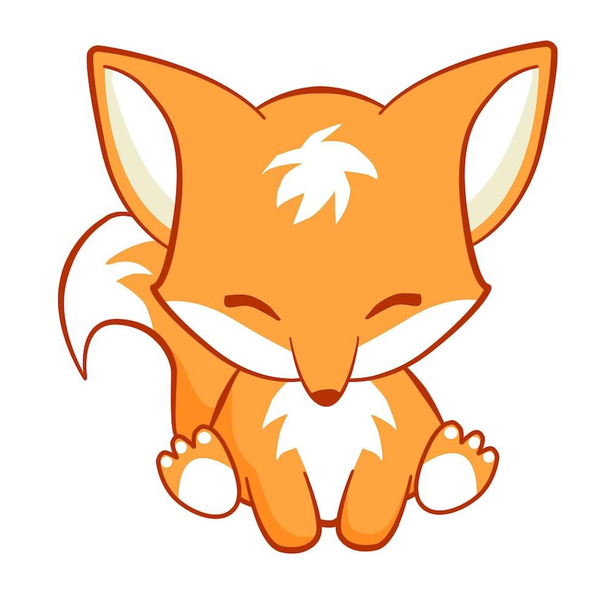 Happy Fox Ceramic Coffee Mug 11 oz (325 ml) - Cute Fox Design for Tea, Coffee & Hot Drinks - Perfect for Home, Office & Gifts