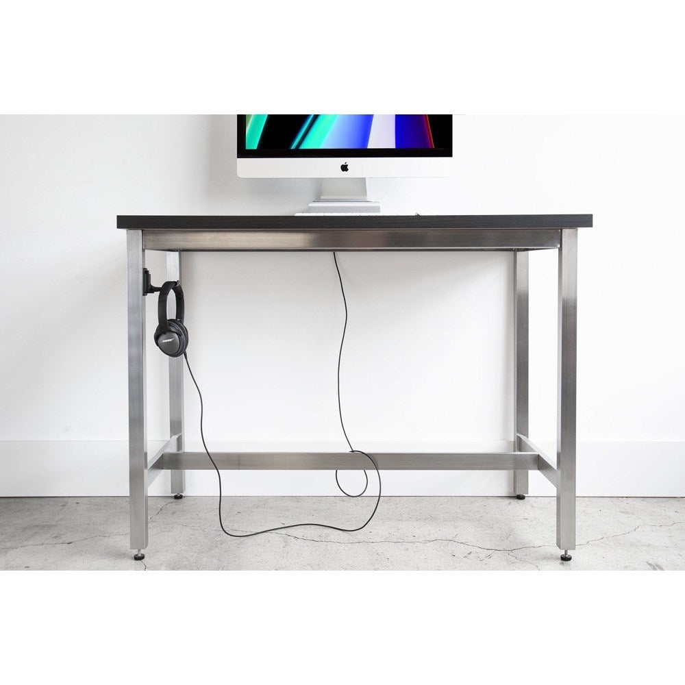 Elevation Lab Anchor Side Black - Secure and Stylish Under Desk Cable Management for Home & Office Workspace Organization