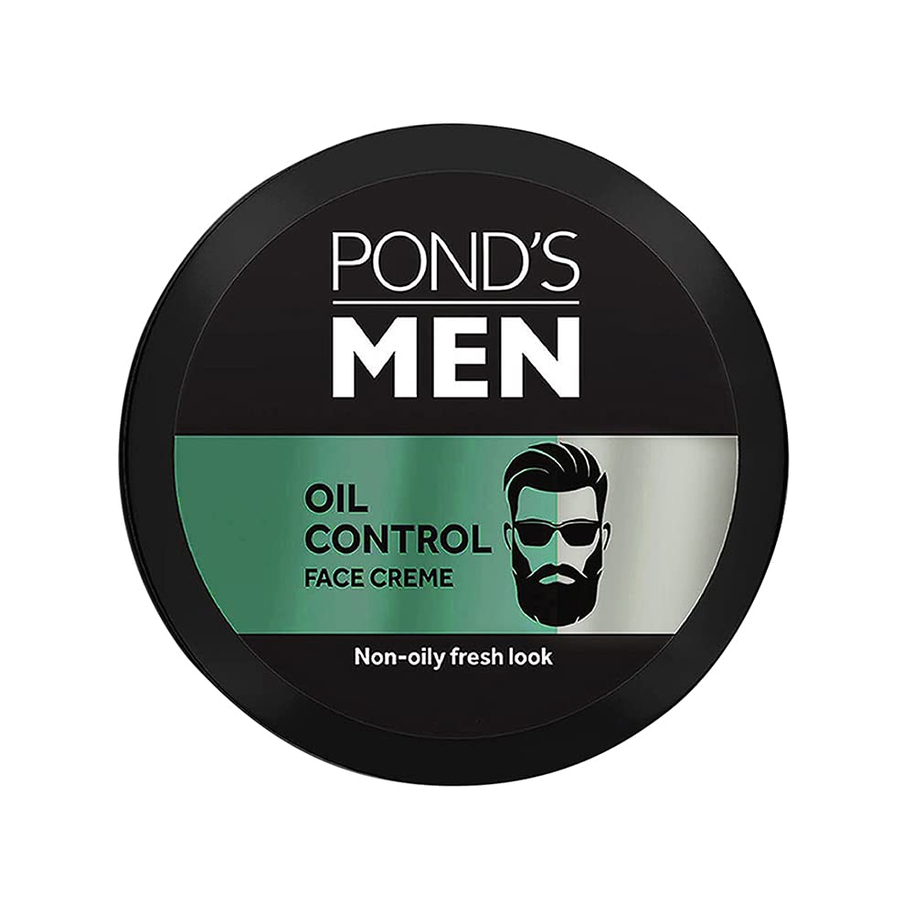 Pond's Men Oil Control Face Cream, 55g - Matte Finish Moisturizer for Oily Skin - Daily Skincare & Post-Shave Hydration