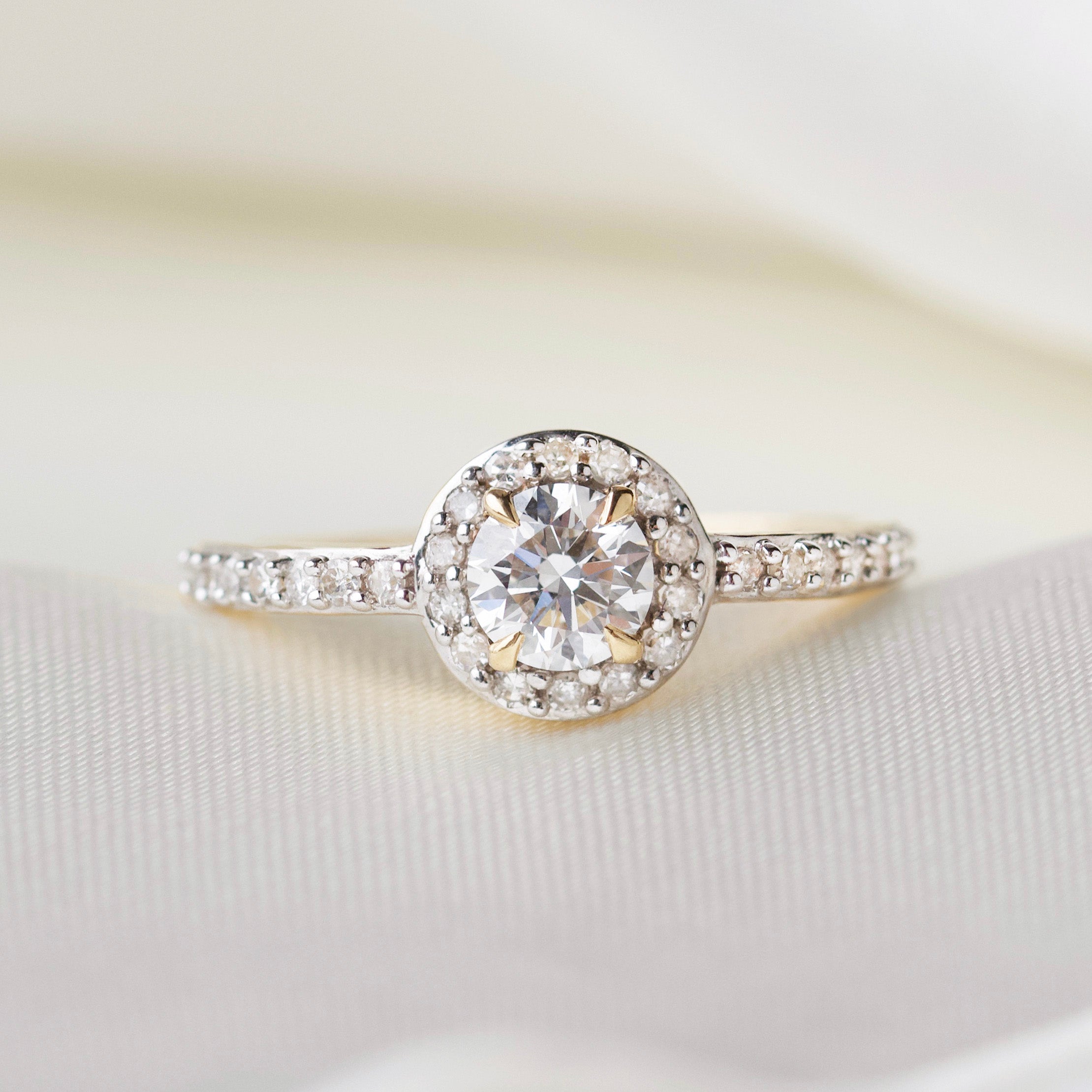 Grace CVD Diamond Ring - Size UK N 1/2 | Lab-Grown Diamond Engagement Ring for Women | Perfect for Proposals, Anniversaries & Special Occasions