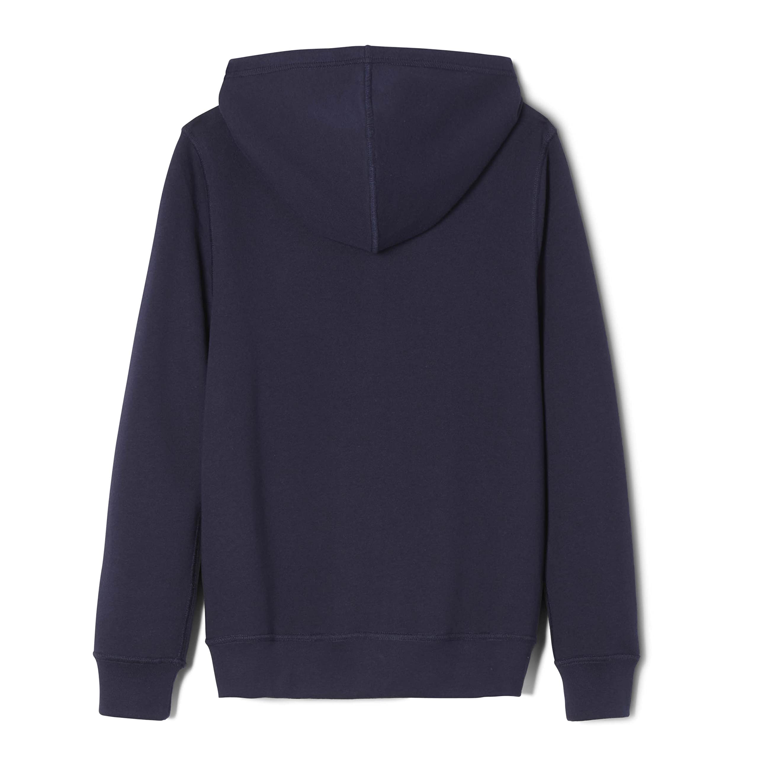 French Toast Kids' Adaptive Long Sleeve Fleece Hoodie with Flat Seams & Hidden Hook Loop Closure - Sensory Friendly Winter Wear for Special Needs Children