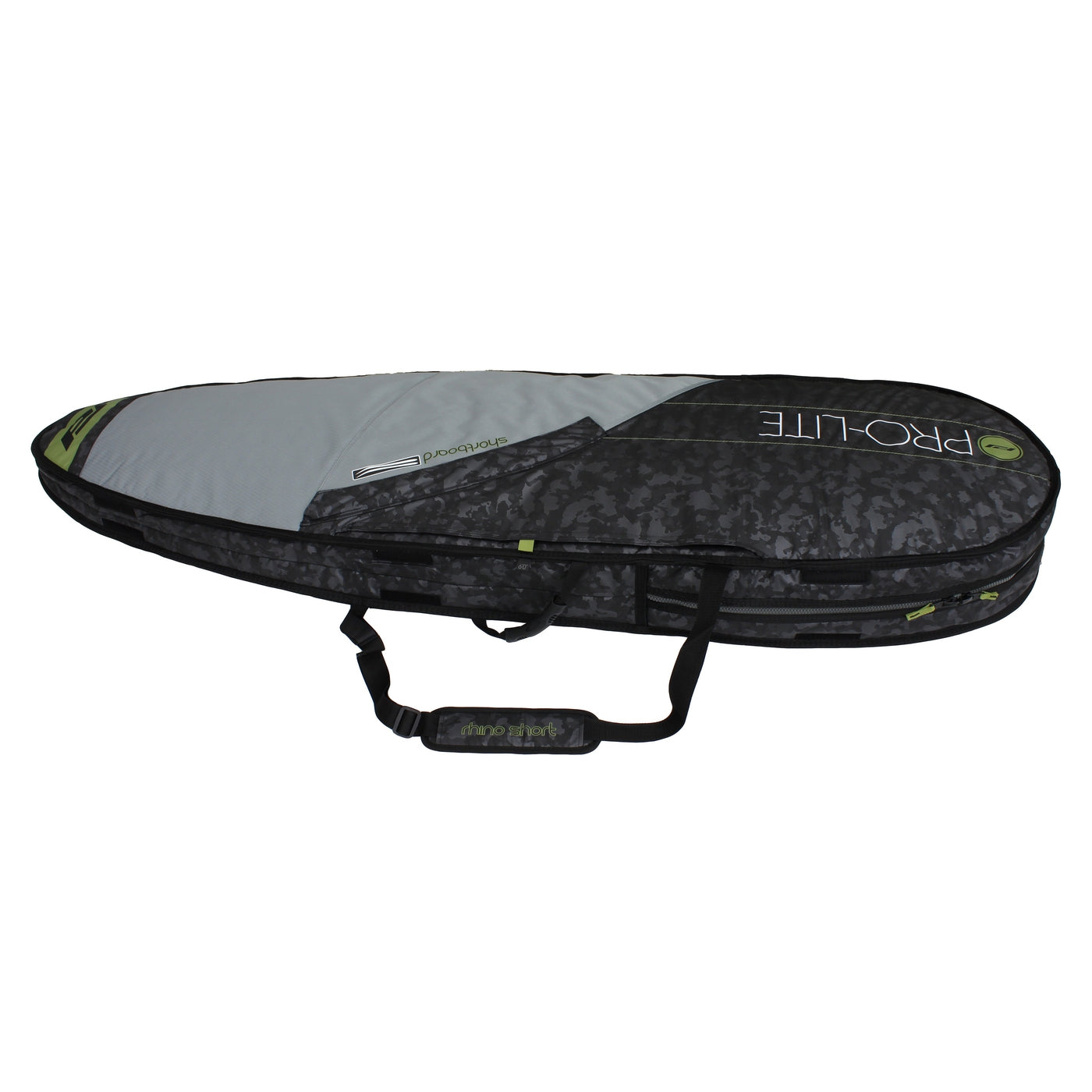 Pro Lite Board Bag - Rhino Travel Bag for Shortboards 6'0 to 6'6 (1-2 Boards) | Durable Surfboard Cover for Travel & Storage | Perfect for Surf Trips & Beach Adventures