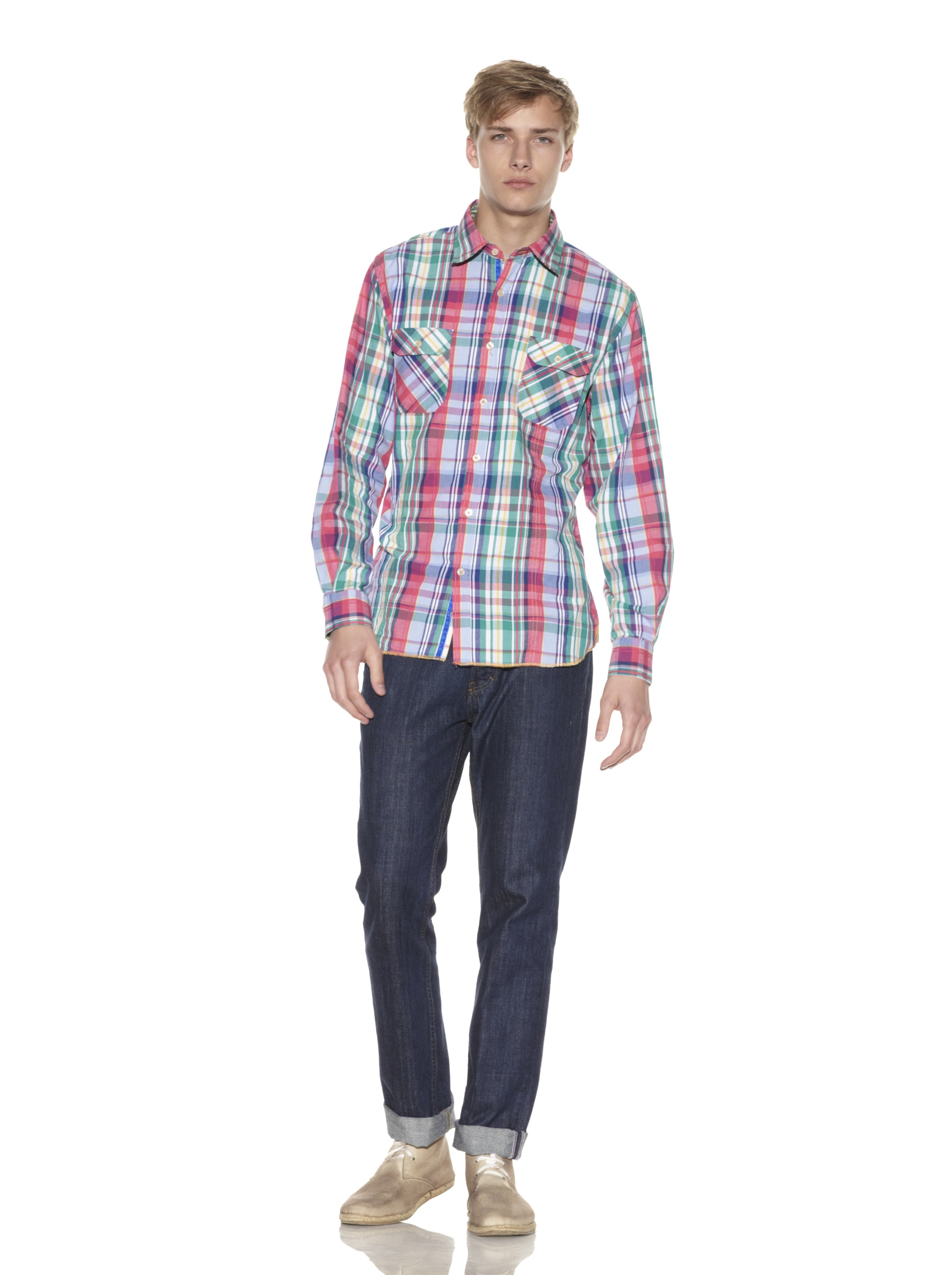 Arnold Zimberg Men's Classic Plaid Button-Down Shirt | Casual & Business Wear | Perfect for Office, Date Night & Outdoor Activities