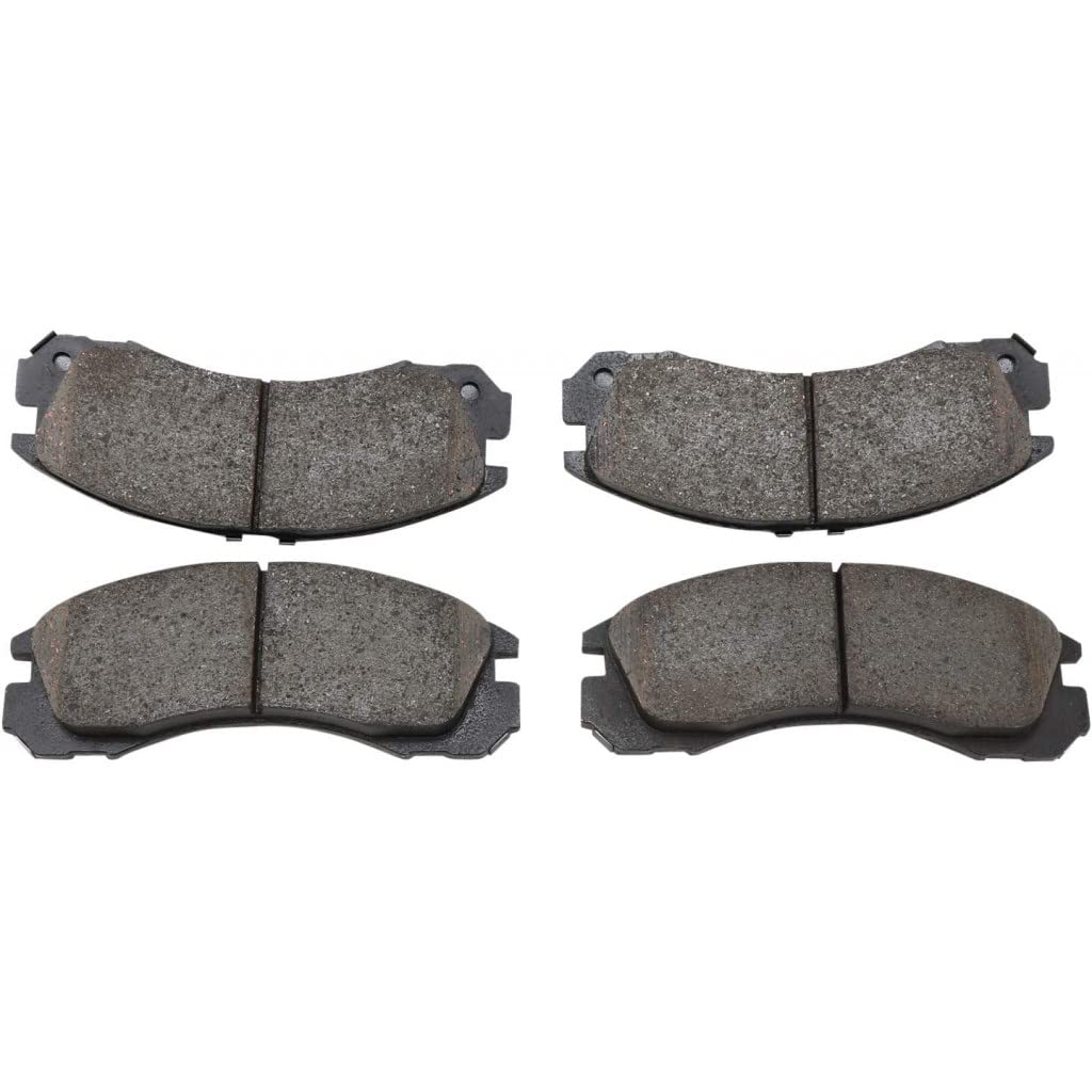 Premium Ceramic Brake Pad Set for 1999-2000 Mitsubishi Galant - Front & Rear Disc Brakes - Quiet Performance & Longevity - Perfect for City Driving & Highway Commutes