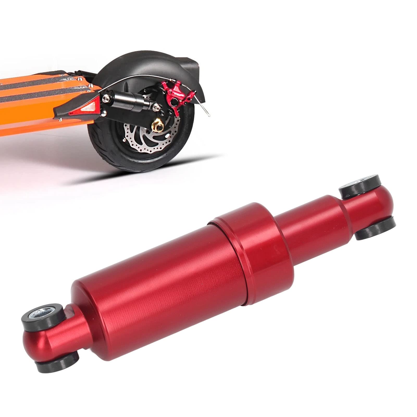 5.9 Inch Red Shock Absorber Rear Suspension for Folding Scooter & Electric Bike - Durable Shock Absorbers for Smooth Ride on City Streets & Off-Road Trails